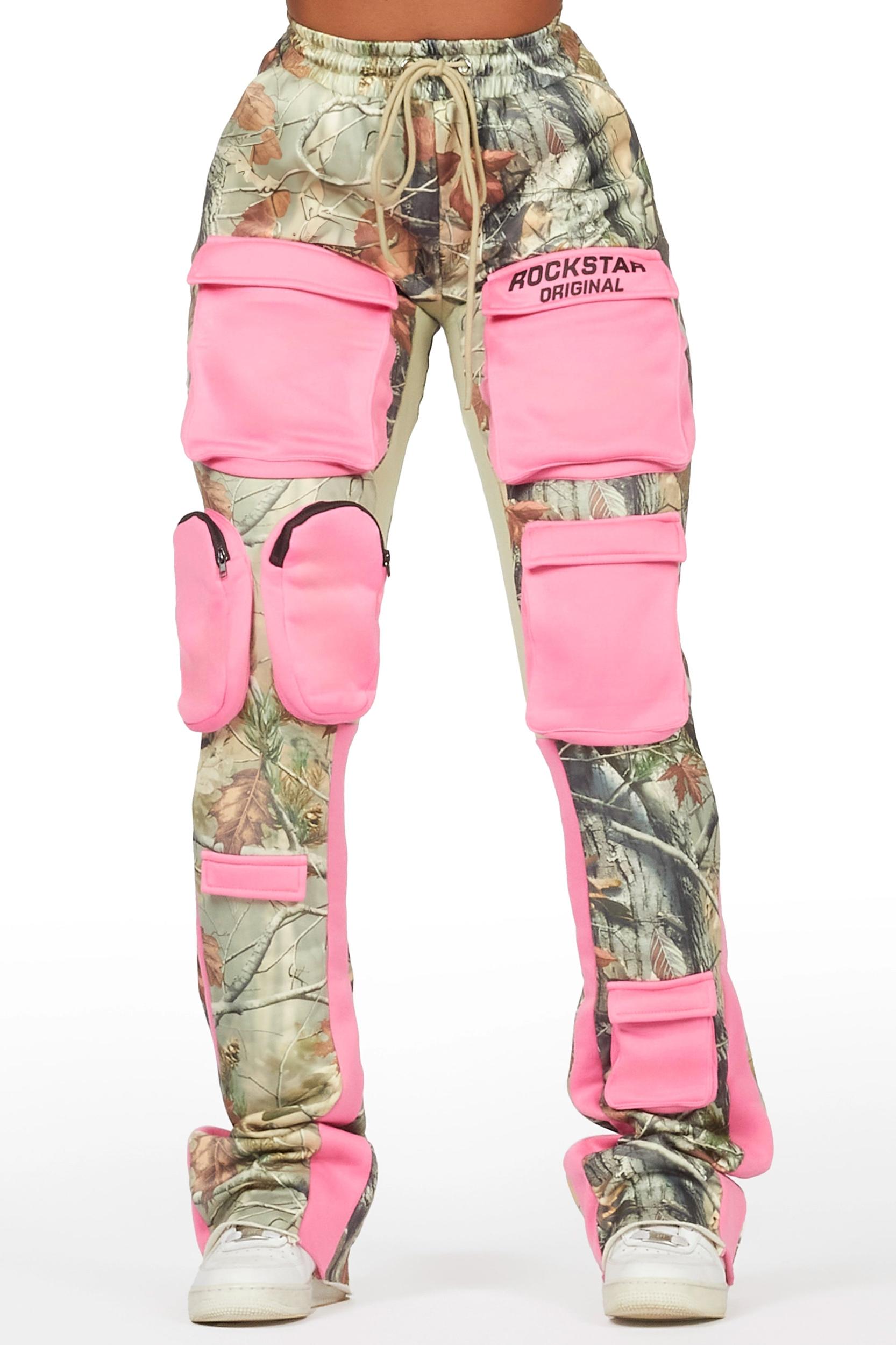 Norika Tree Camo Stacked Track Pant Female Product Image