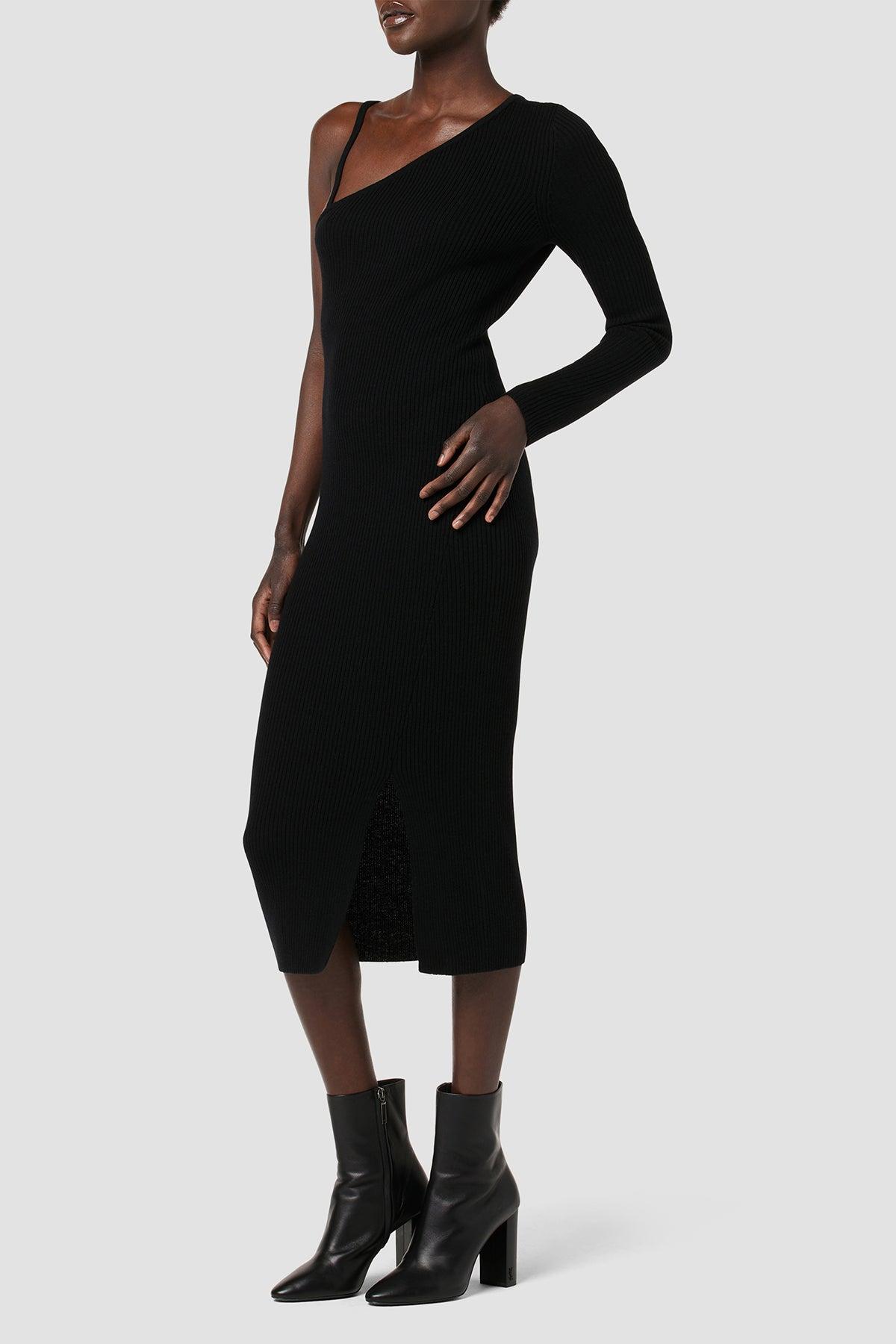 Asymmetrical Long Sleeve Dress Female Product Image