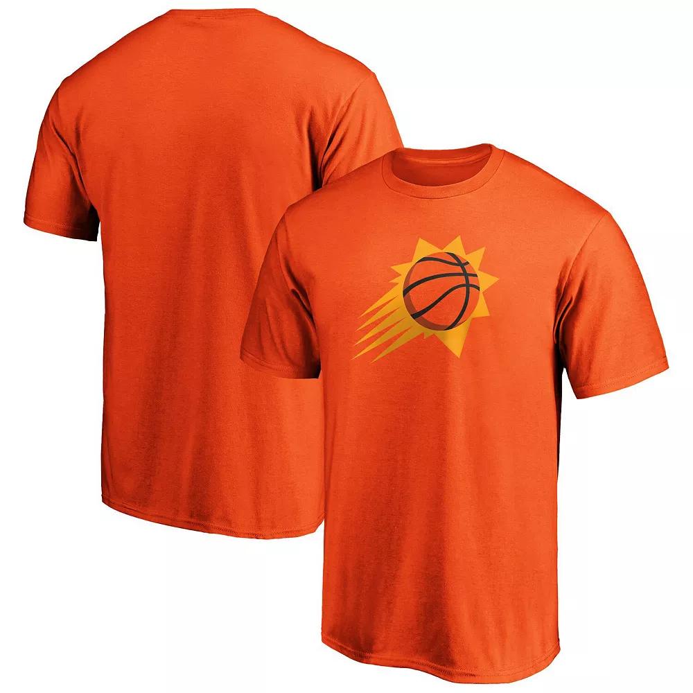 Men's Fanatics Branded Orange Phoenix Suns Primary Logo T-Shirt, Size: Medium, Phx Orange Product Image