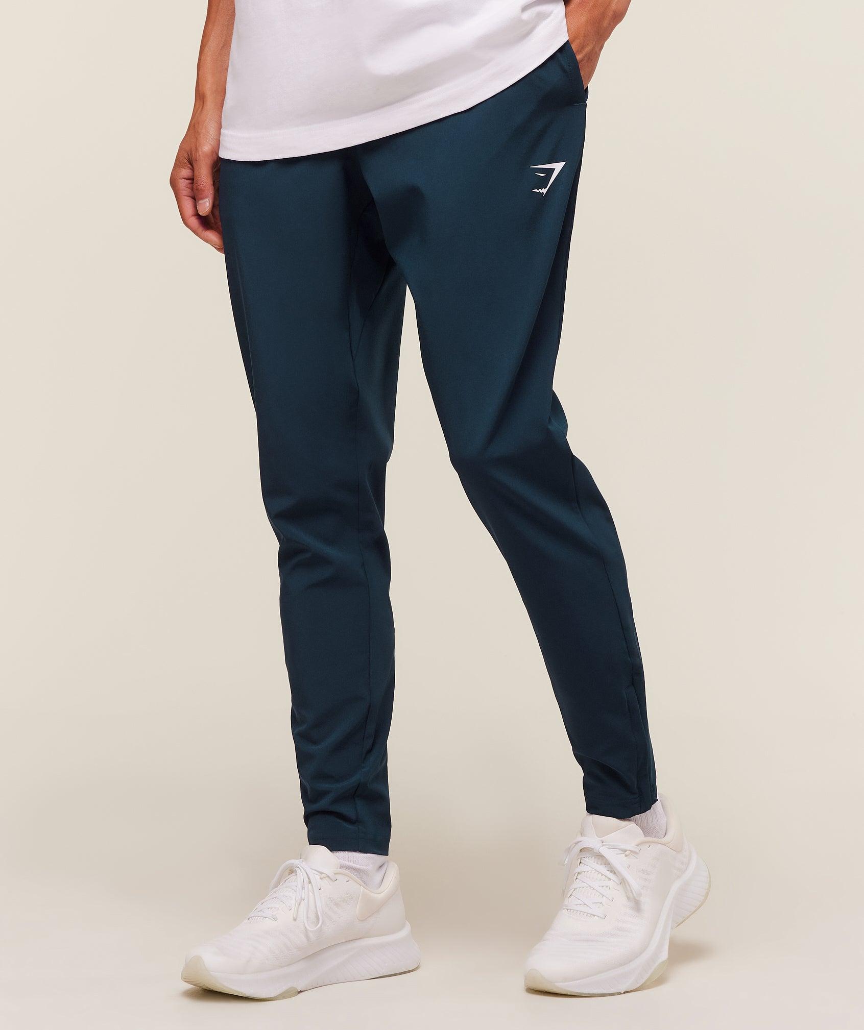 Gymshark Arrival Woven Tall Joggers - Navy Male Product Image