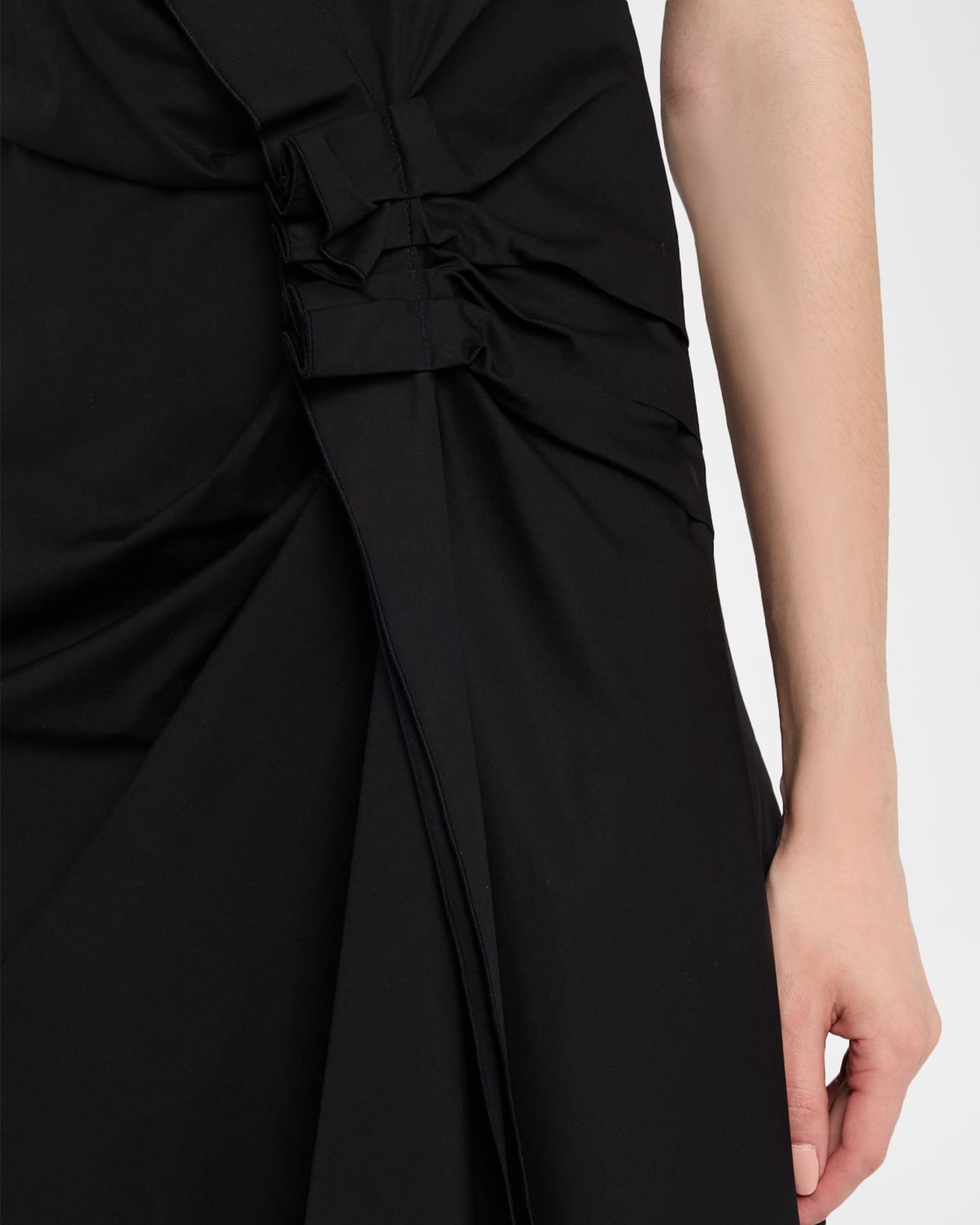 Sleeveless Ruffle Cotton Midi Dress Product Image