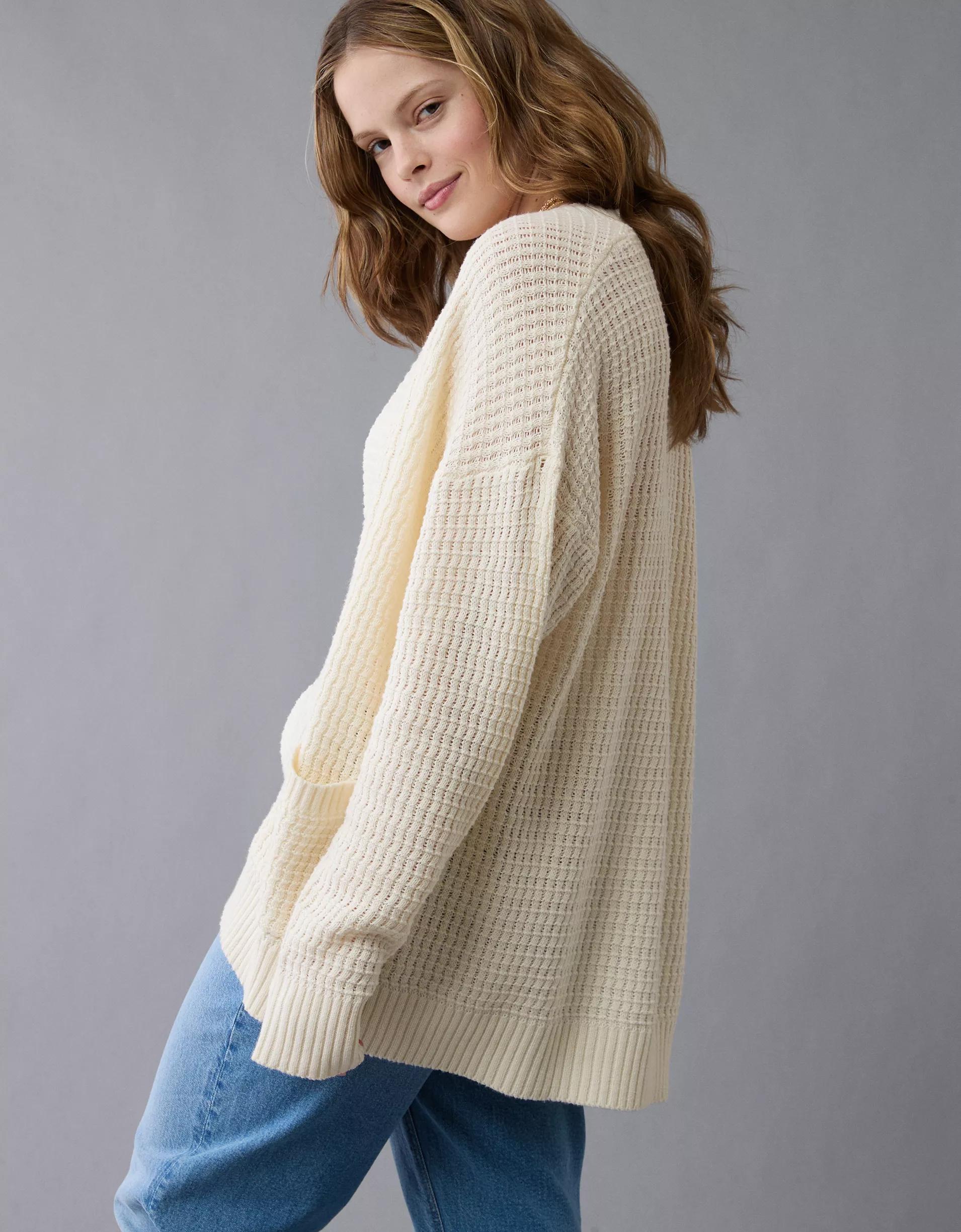 AE Open Stitch Cardigan Product Image