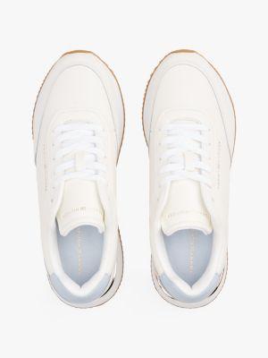 Leather Contrast Heel Sneaker Product Image