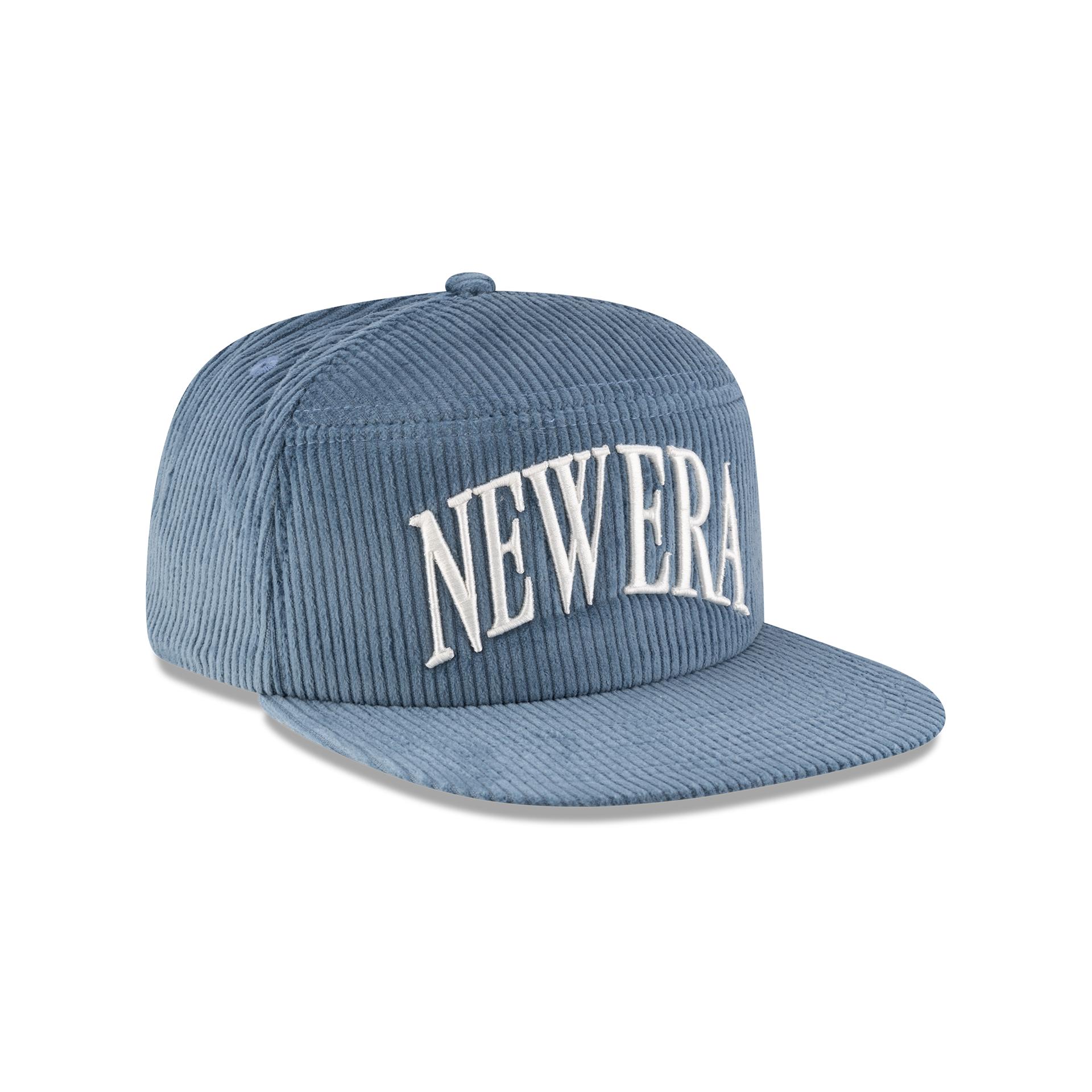 New Era Branded Paragon Corduroy Indigo Split Panel 9FIFTY Snapback Hat Male Product Image