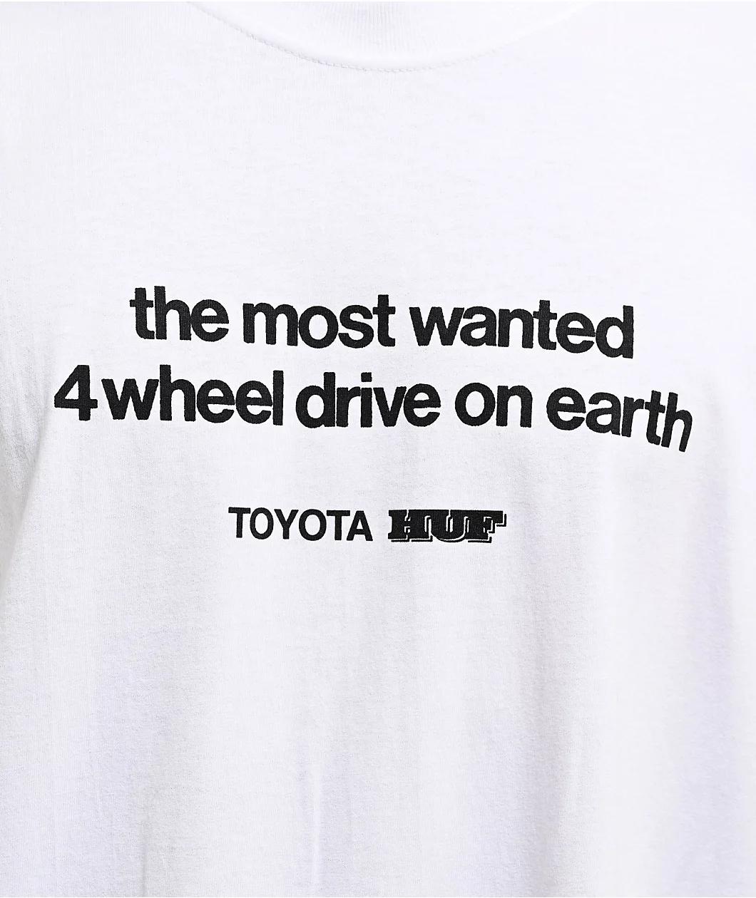 HUF x Toyota Legend Returns White T-Shirt Product Image