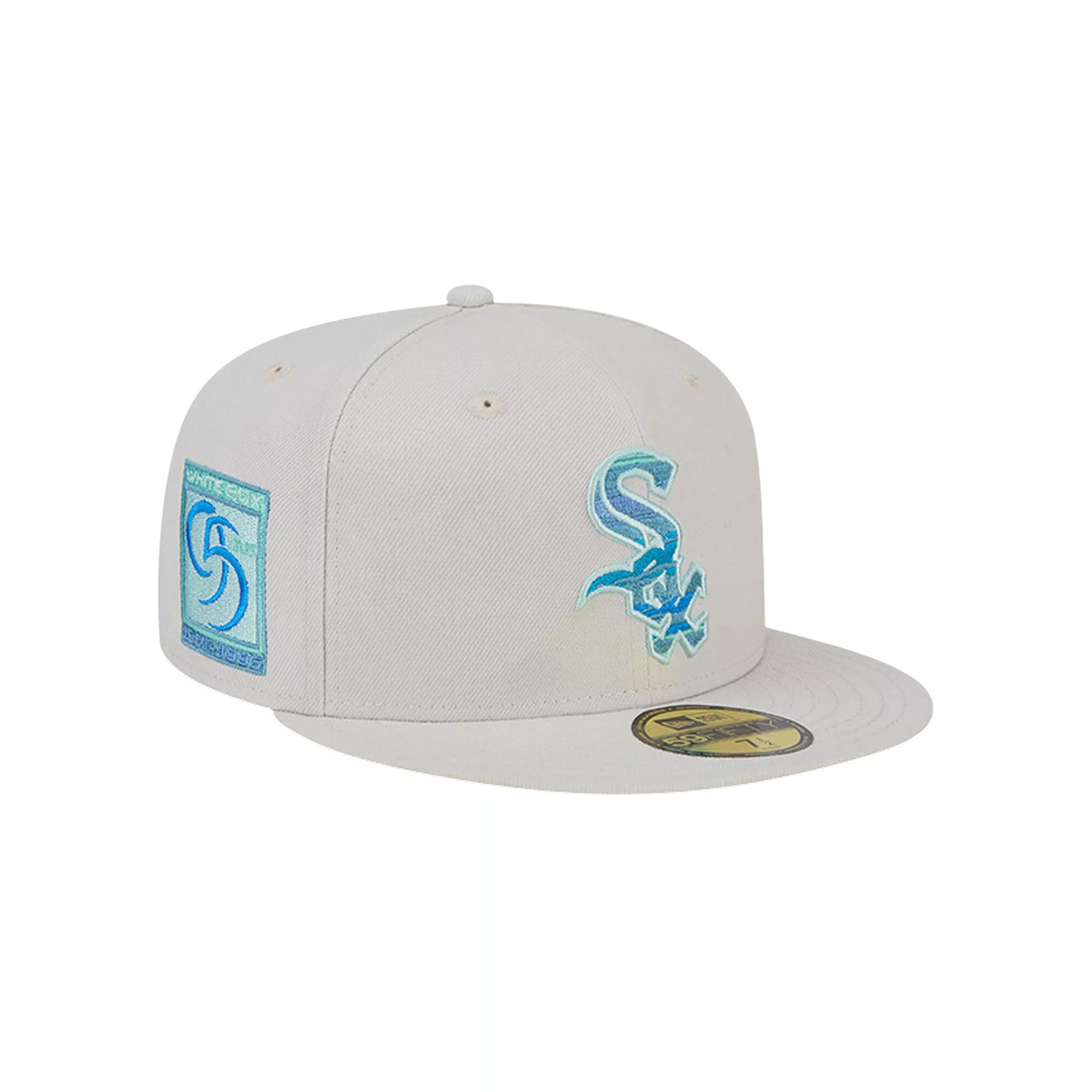 Men's New Era Khaki Chicago White Sox Stone Mist 59FIFTY Fitted Hat,  Product Image