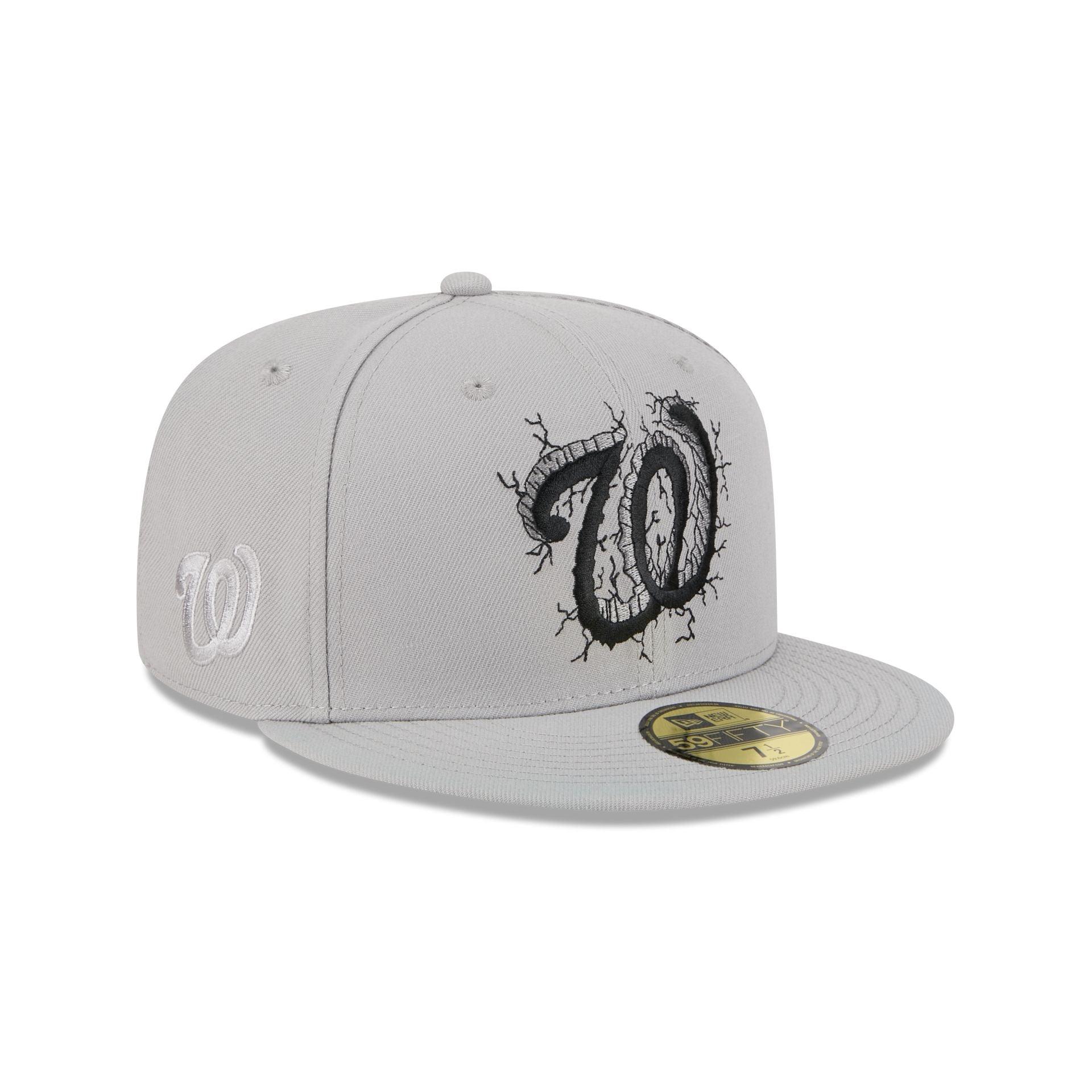 Washington Nationals Cracked Cement 59FIFTY Fitted Hat Male Product Image