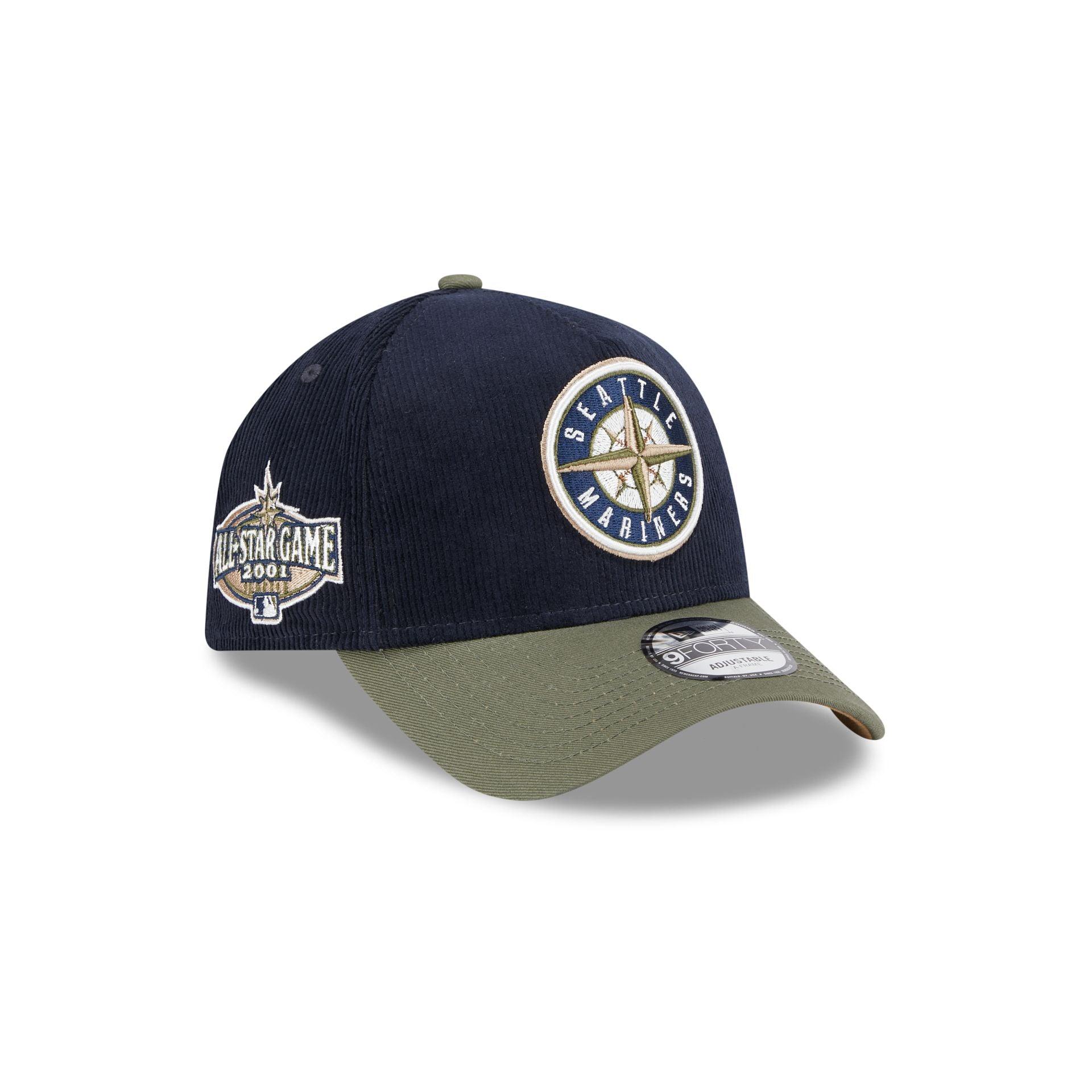 Seattle Mariners Navy 9FORTY A-Frame Snapback Hat Male Product Image