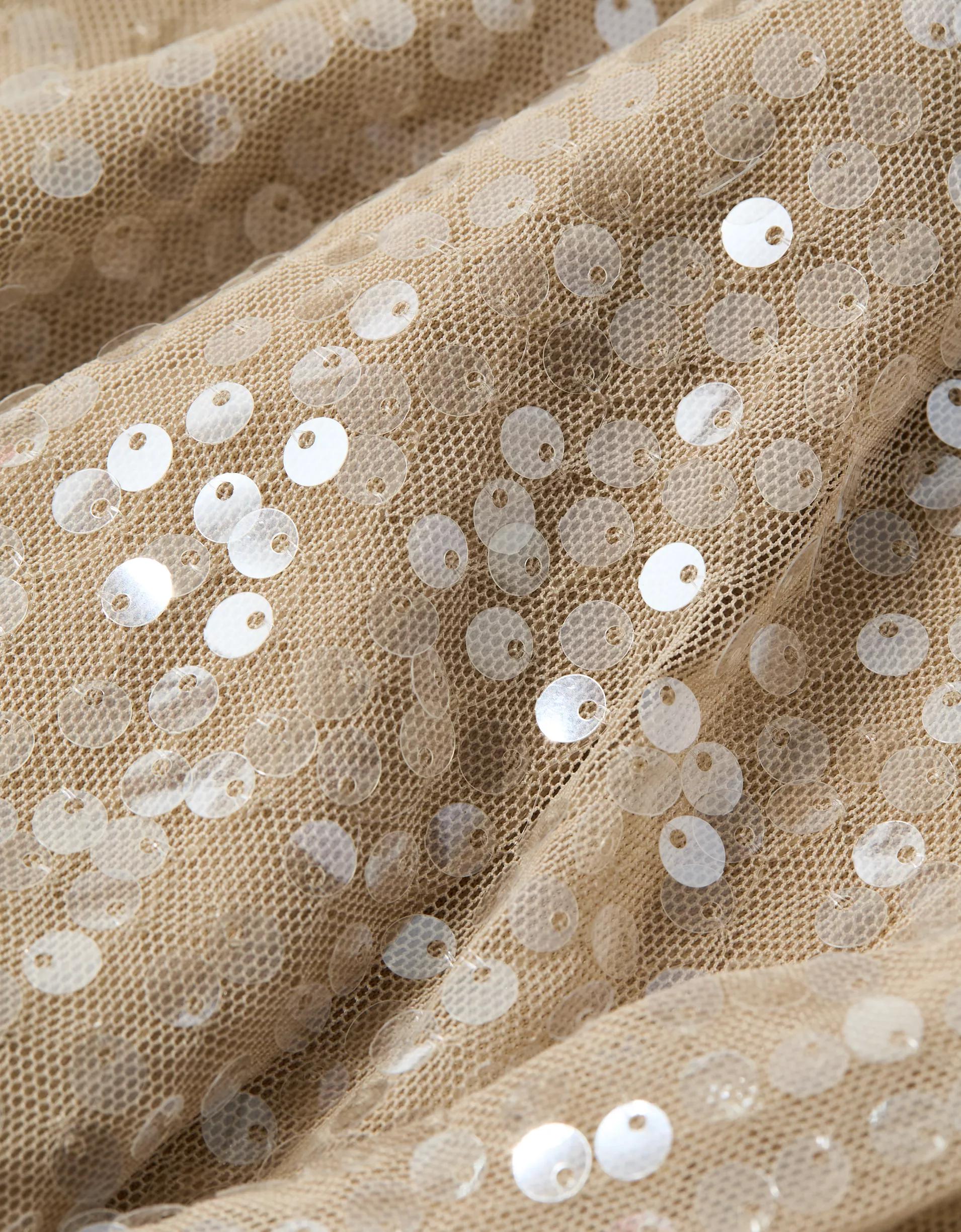 AE Sequin V-Neck Mini Slip Dress Product Image