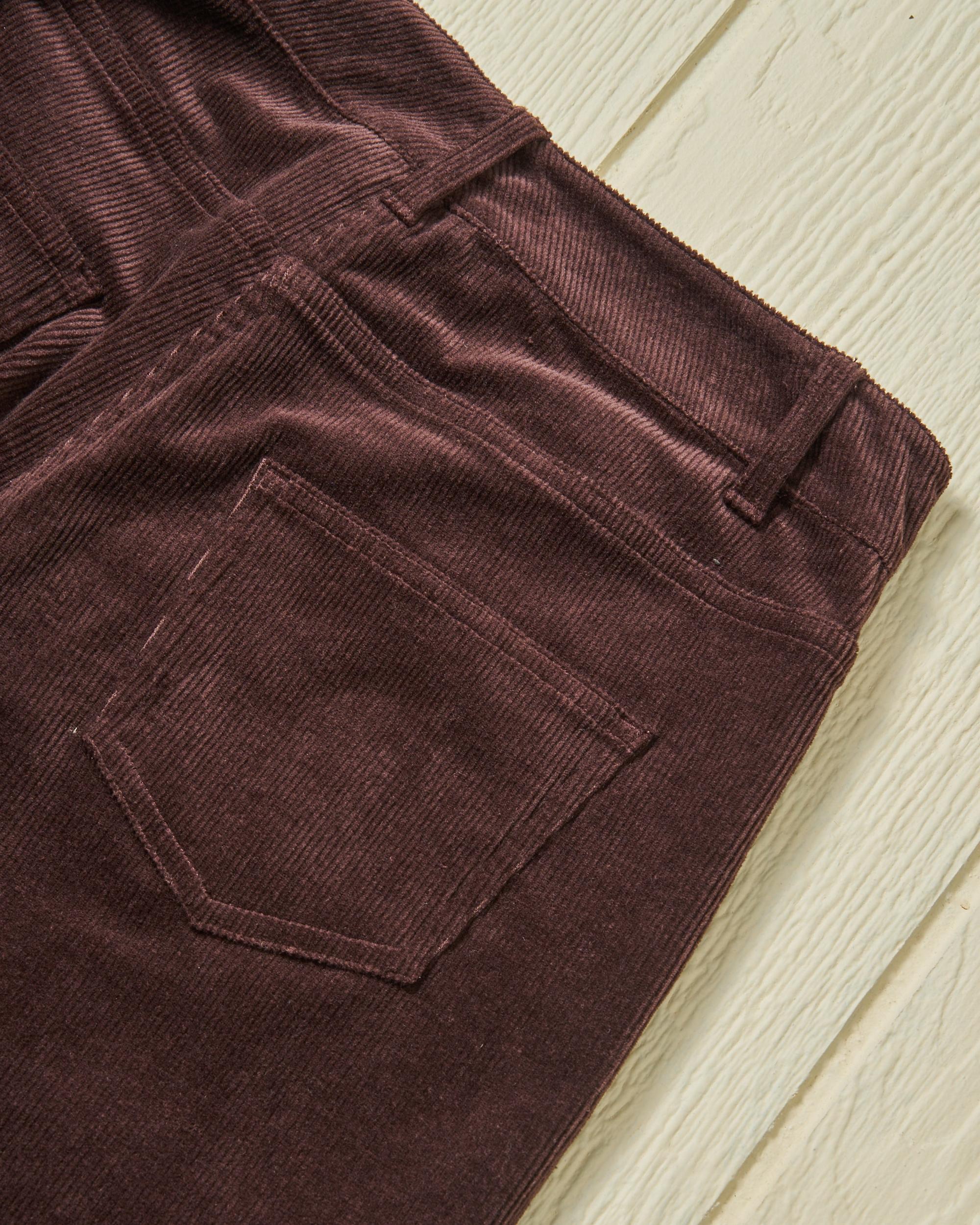 Women's Five Pocket Pant in Brown Corduroy Product Image