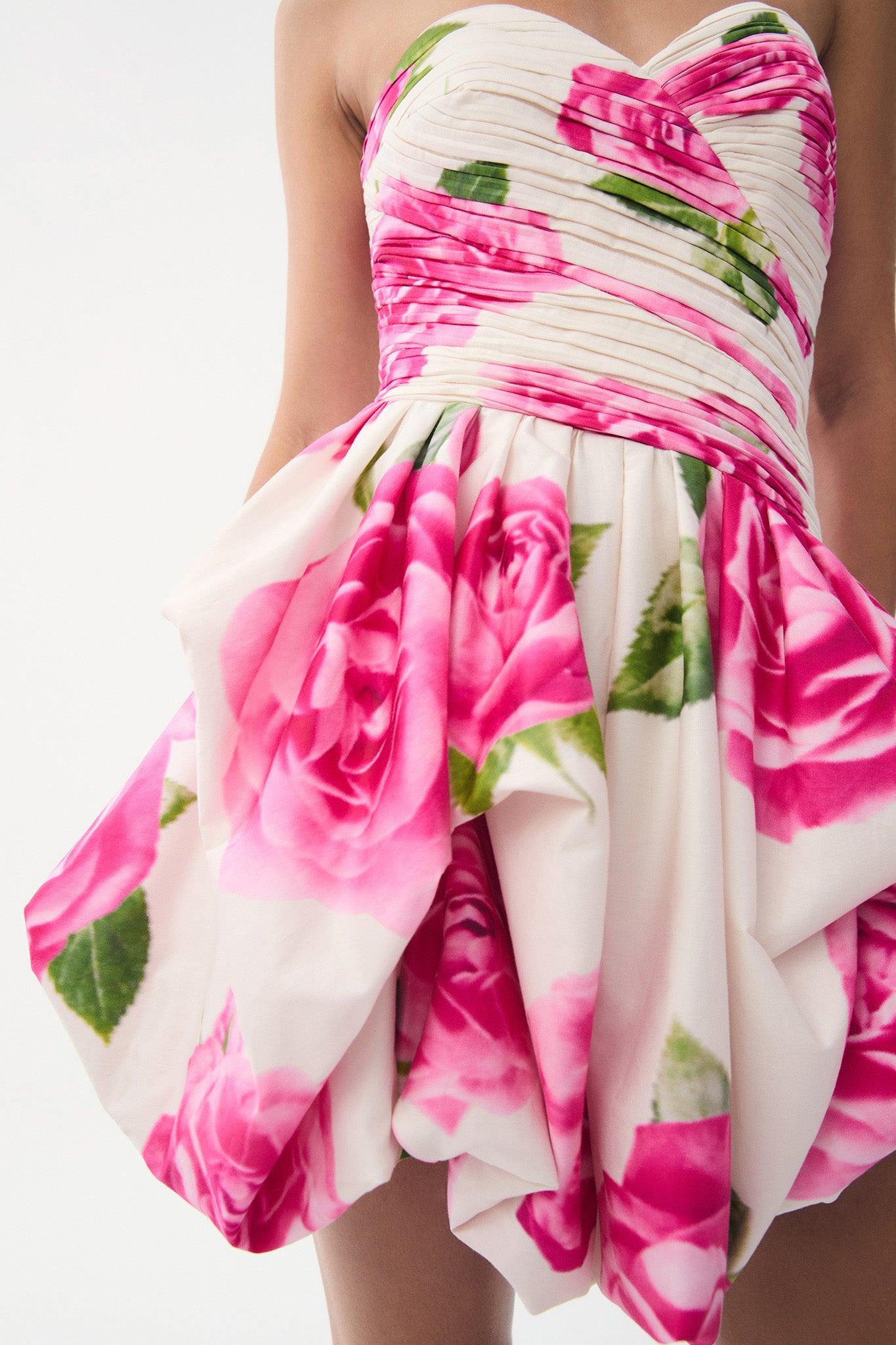 Olea Bubble Hem Mini Dress Product Image