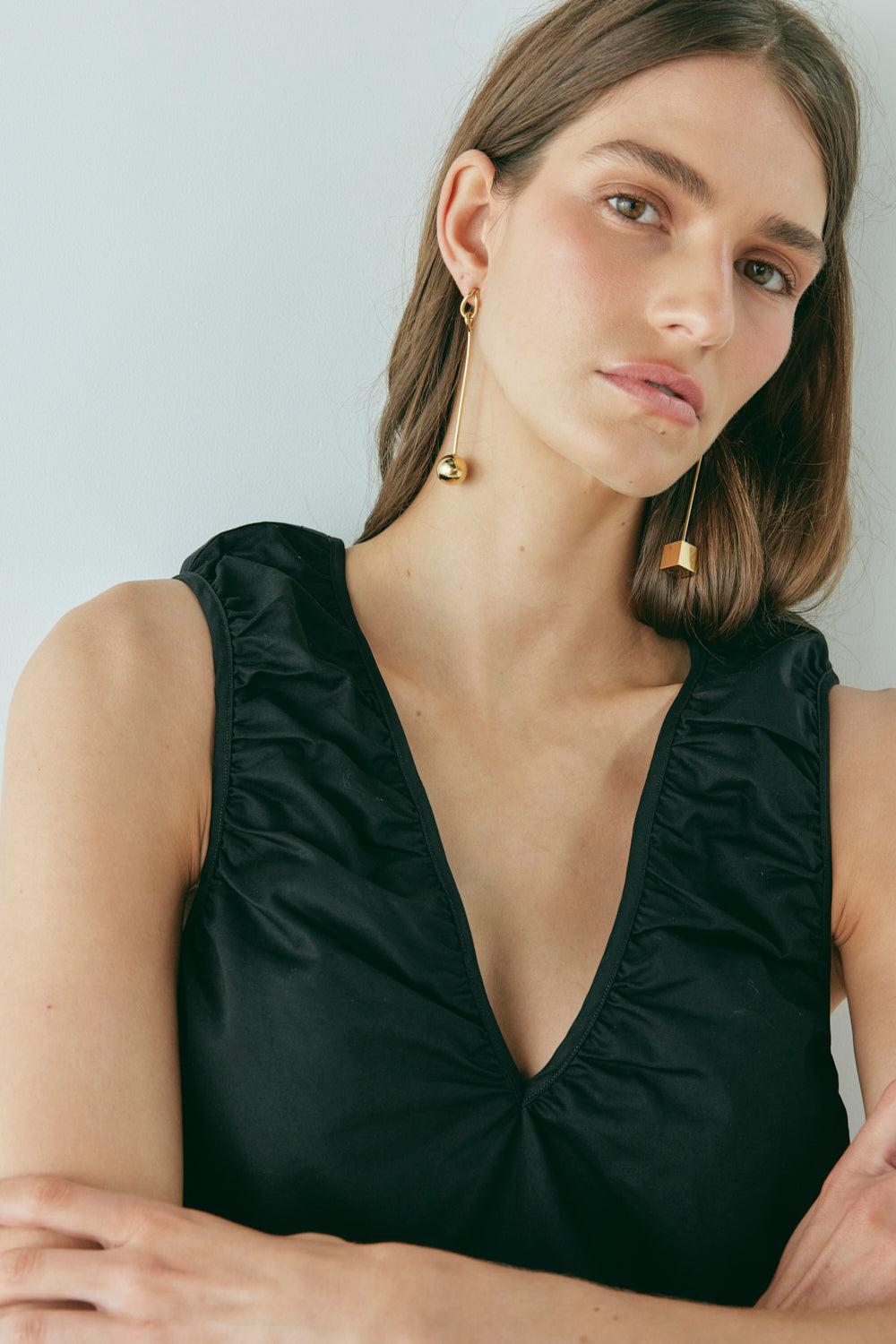 Fira Tunic Top Black Product Image