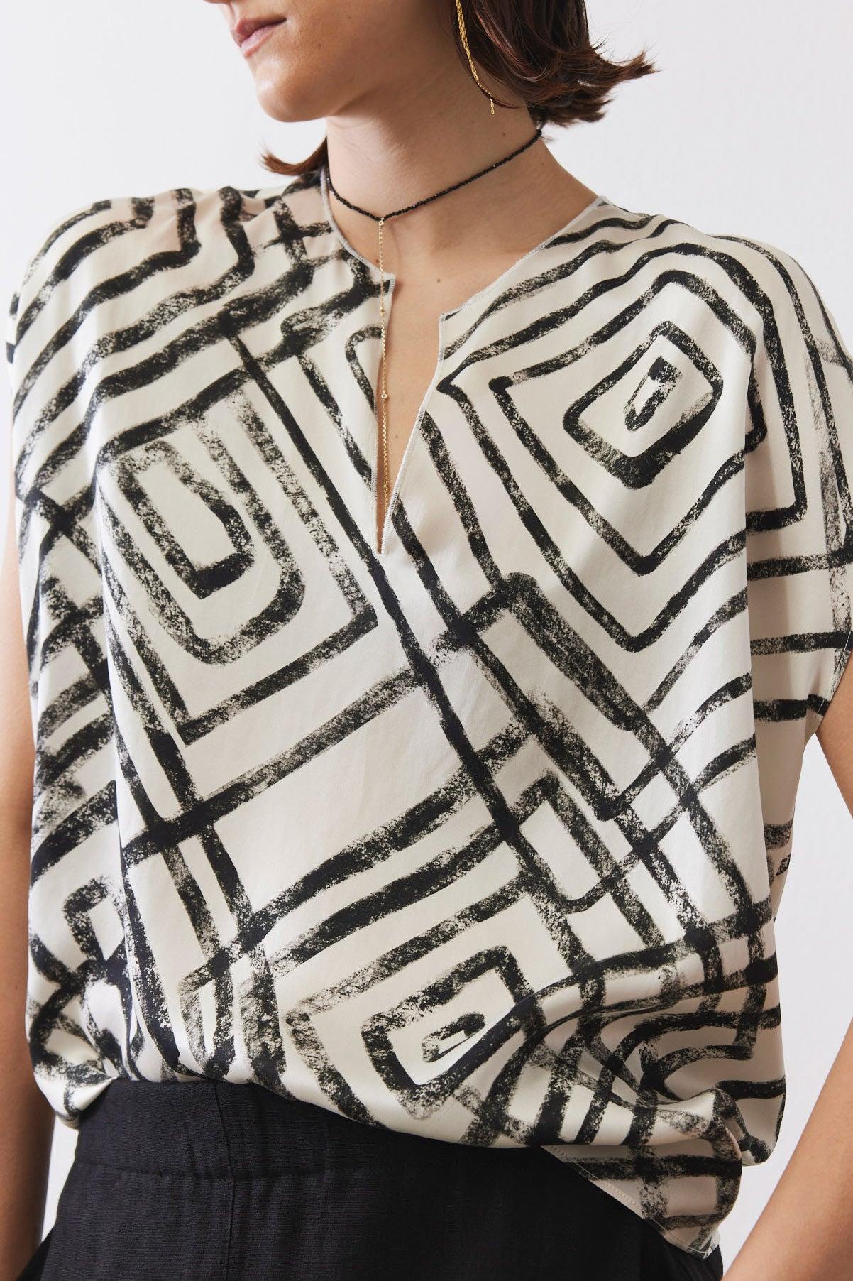 The All Day Washable Silk Top Product Image