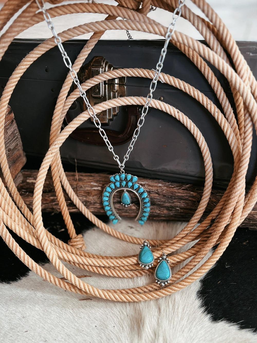 Big Squash Turquoise Necklace Product Image