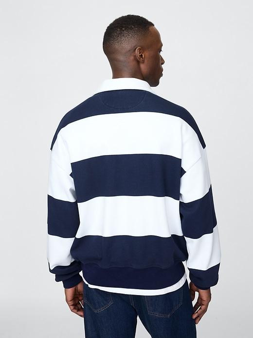 Heavyweight Striped Logo Pullover Product Image