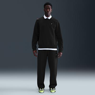 Nike Mens Solo Swoosh Fleece Open-Hem Pants | HV1090-010 Product Image