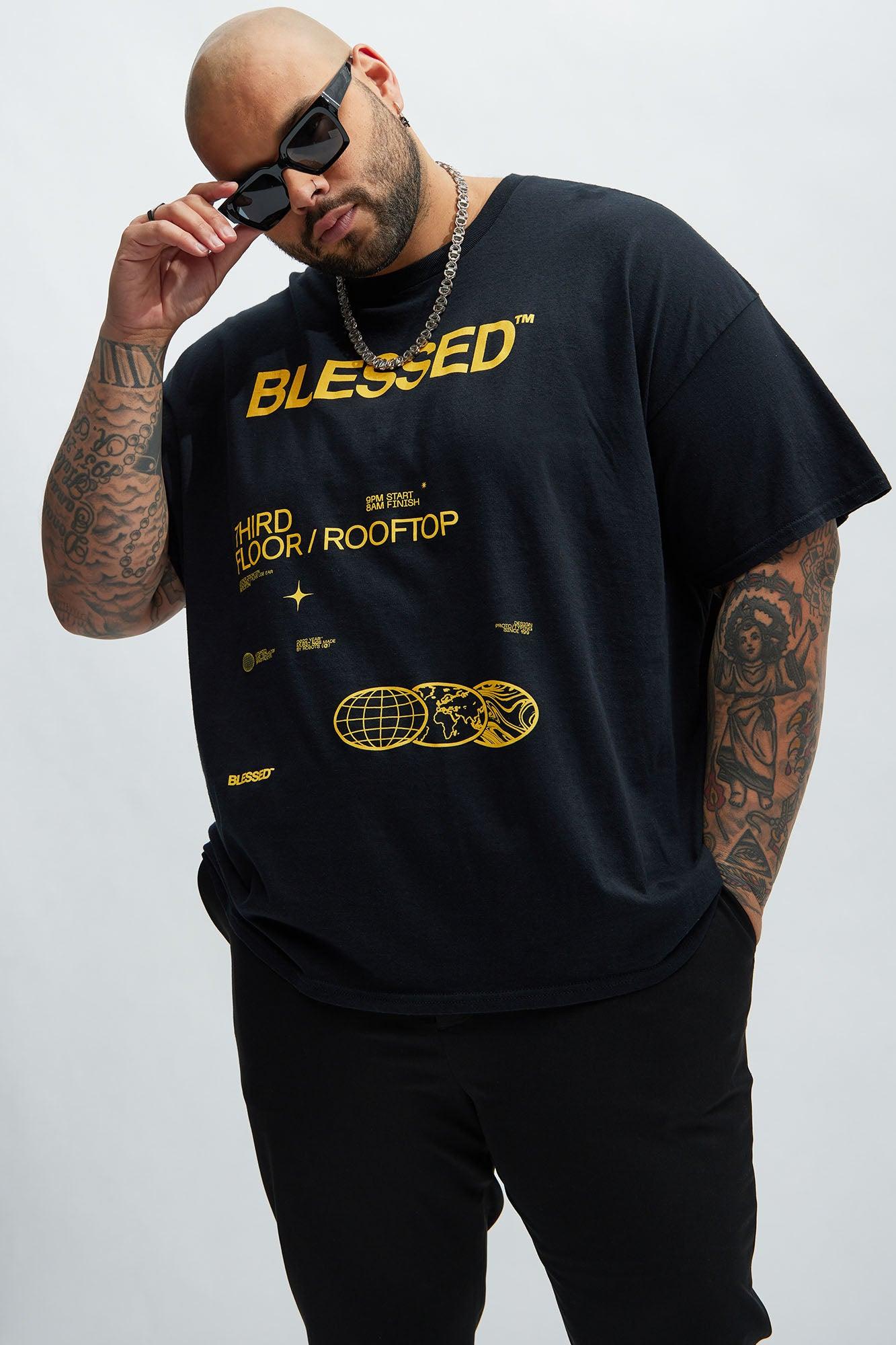 Highly Blessed Short Sleeve Tee - Black Product Image