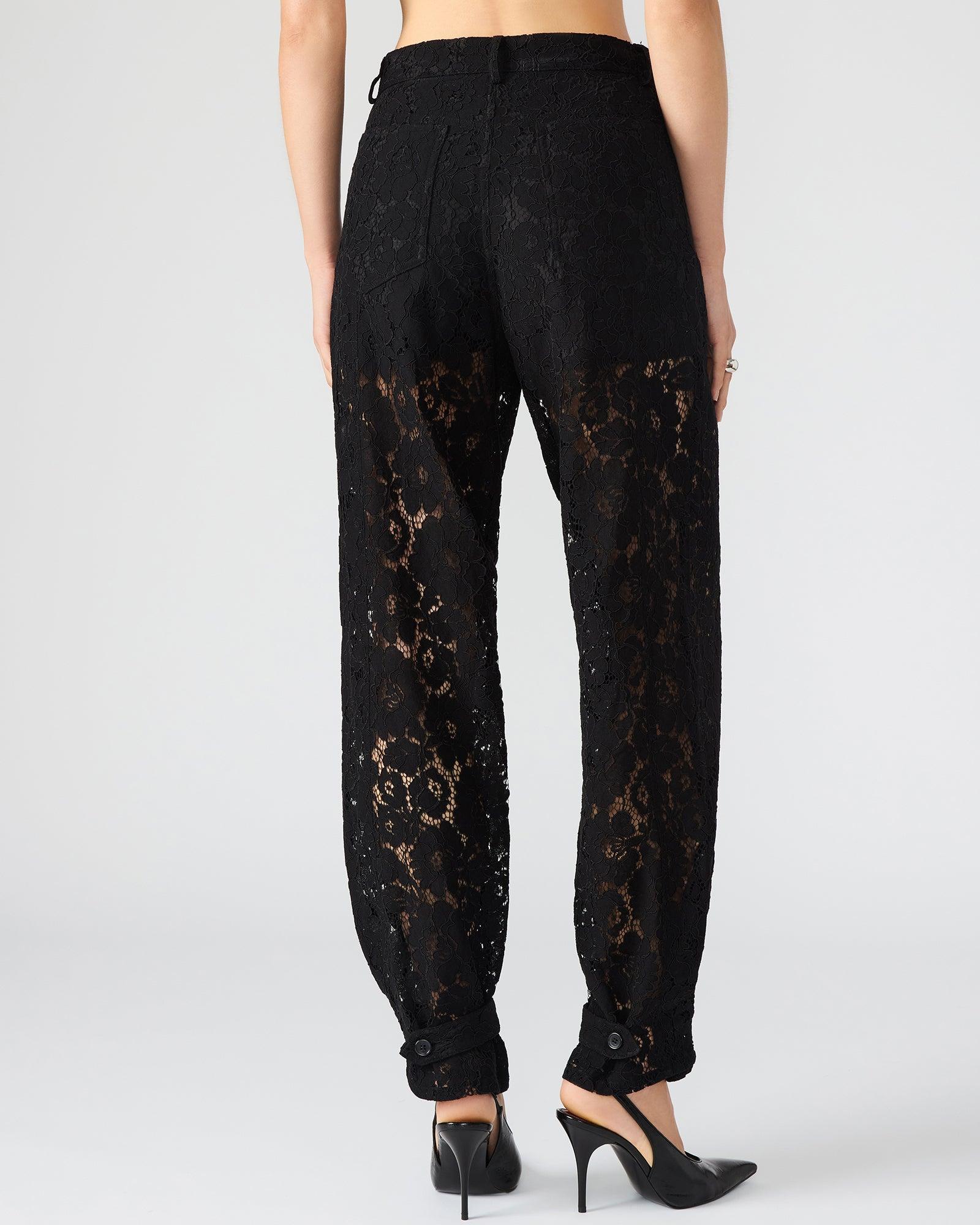 TRE LACE PANT BLACK Female Product Image