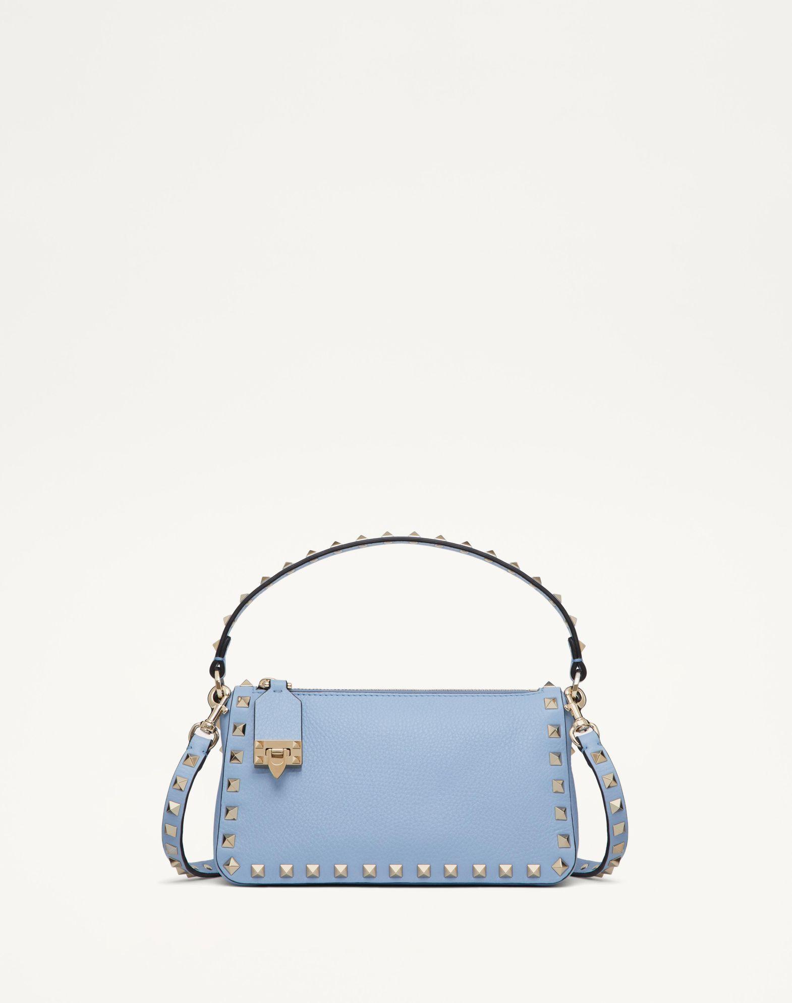 Small Rockstud Grainy Calfskin Crossbody Bag  Product Image