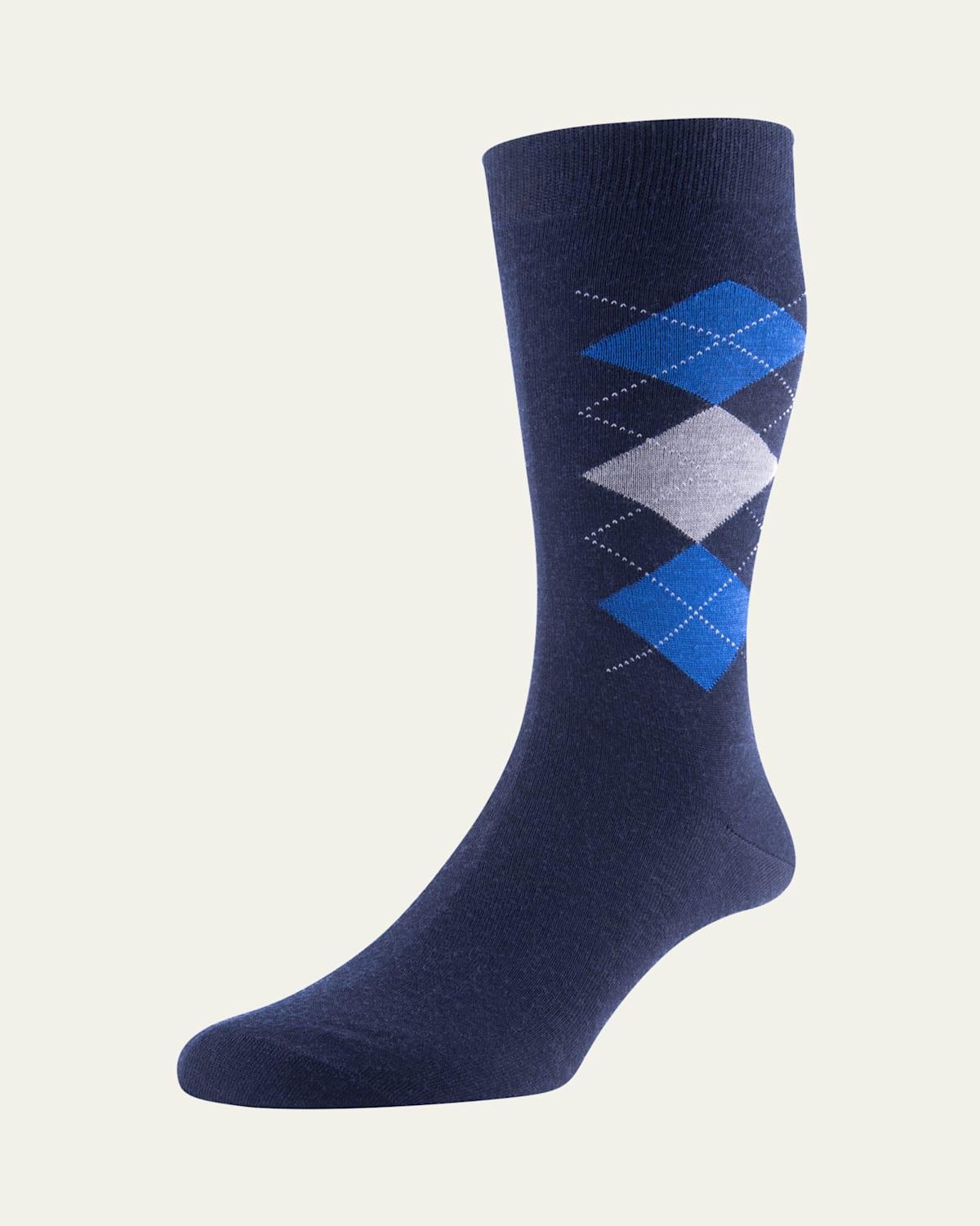 Mens Locke Argyle Merino Socks Product Image