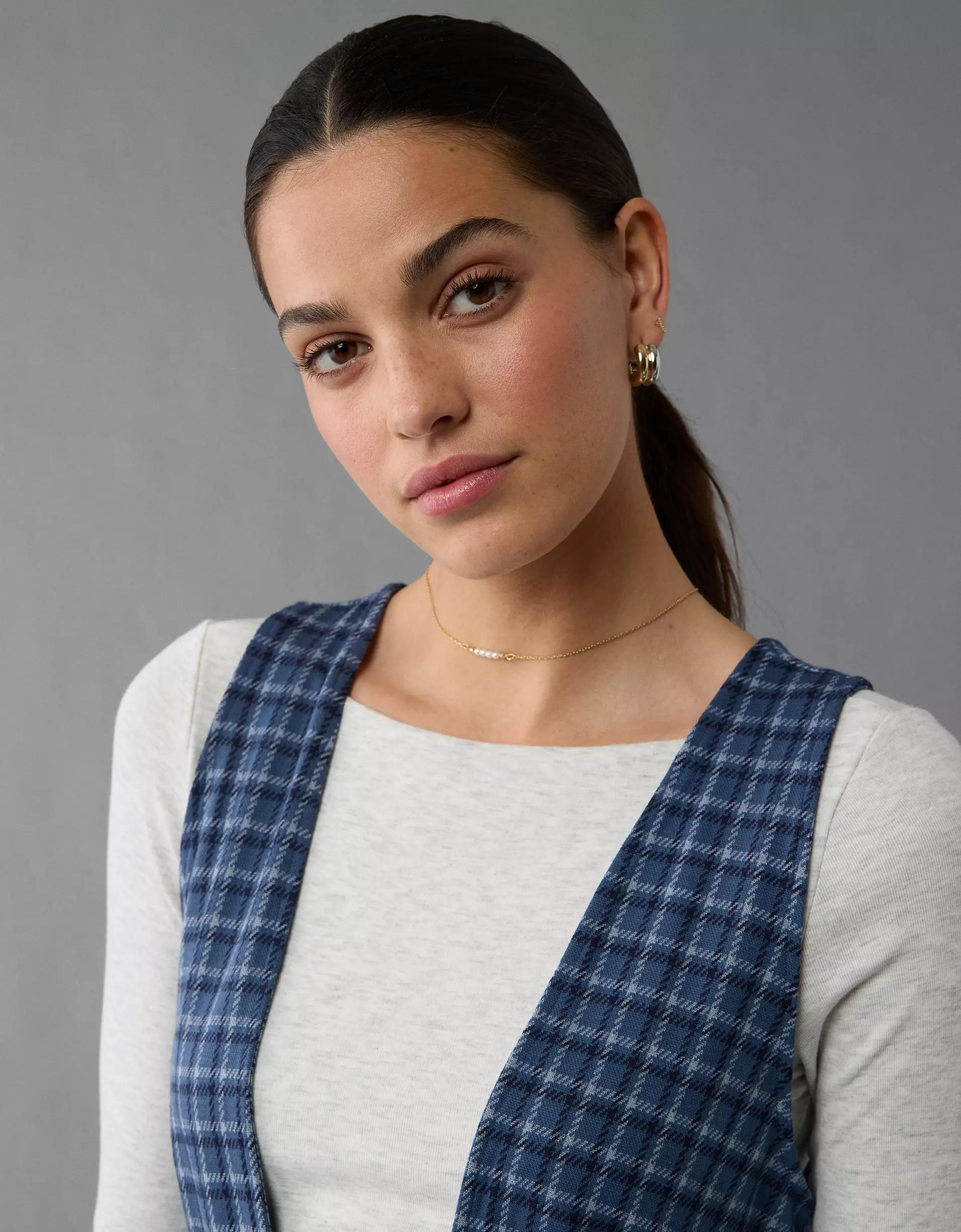 AE It Knit Pinafore Mini Dress Product Image