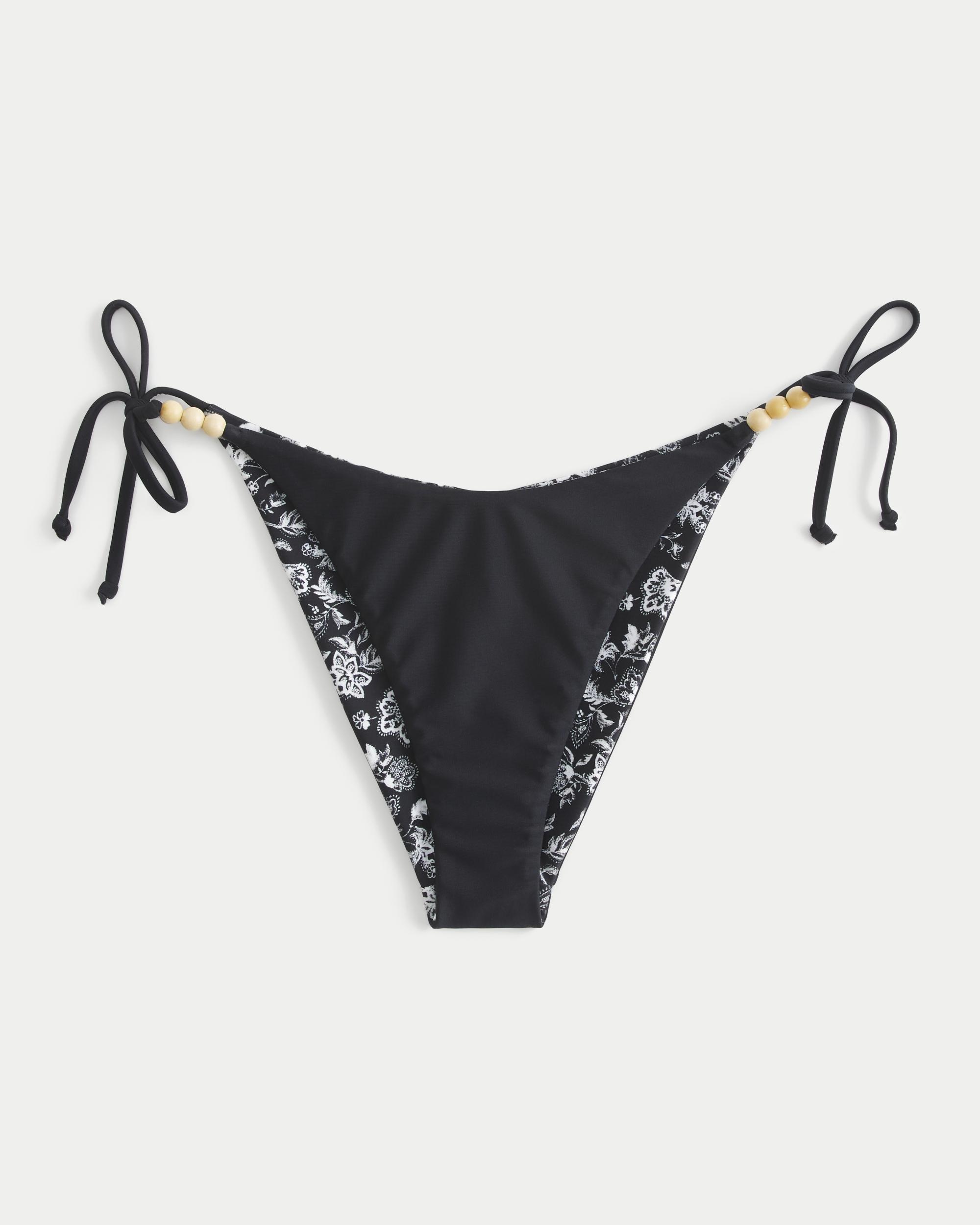 Reversible Side Tie Cheeky Bikini Bottom Product Image