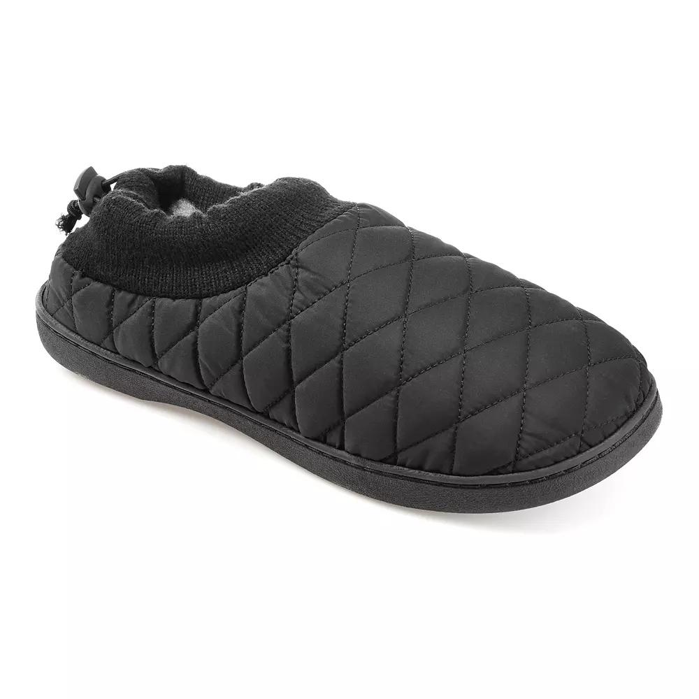 VANCE Fargo Men's Clog Slippers, Size: Medium(8/9), Black Product Image