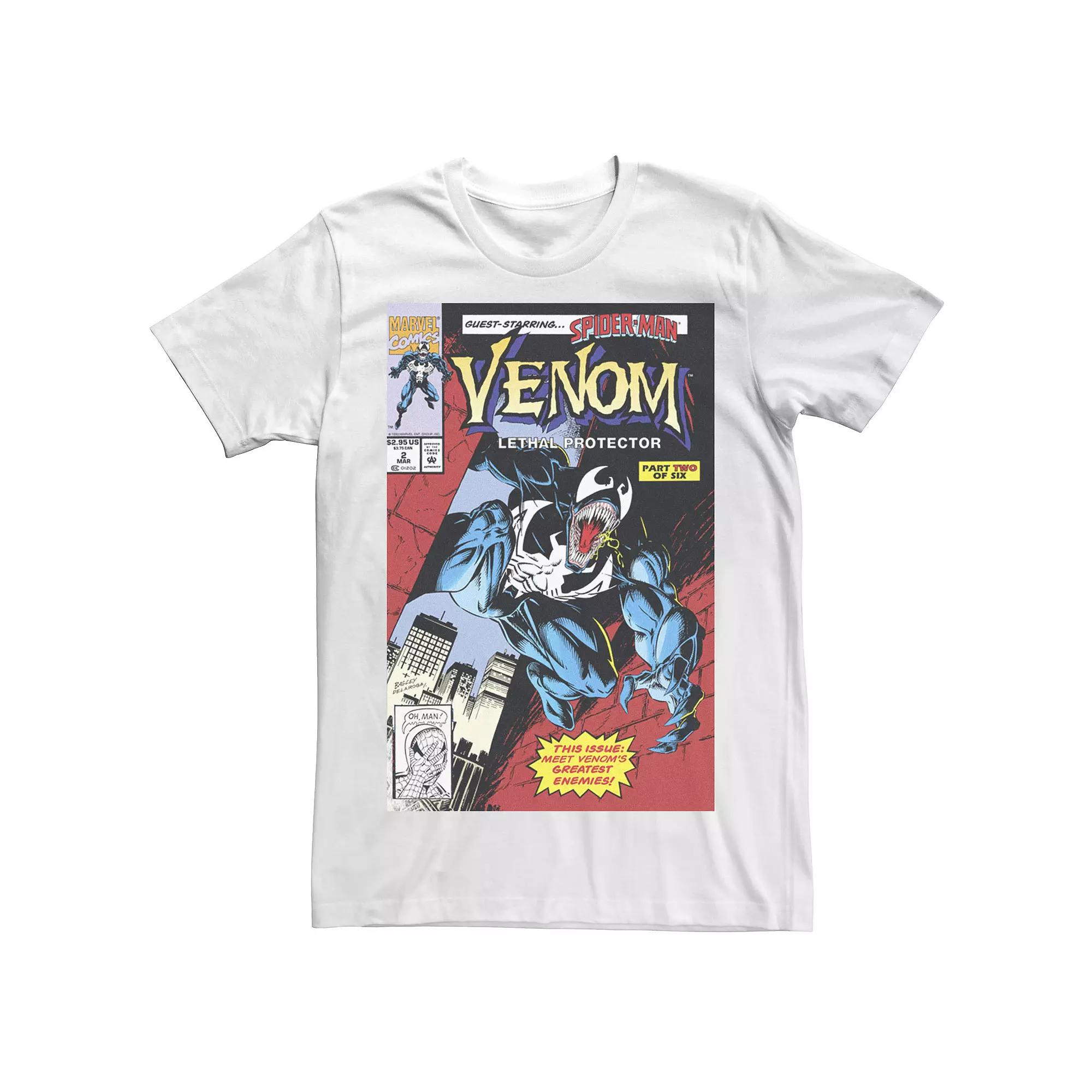 Men's Marvel Venom Lethal Protector Retro Comic Tee,  Product Image