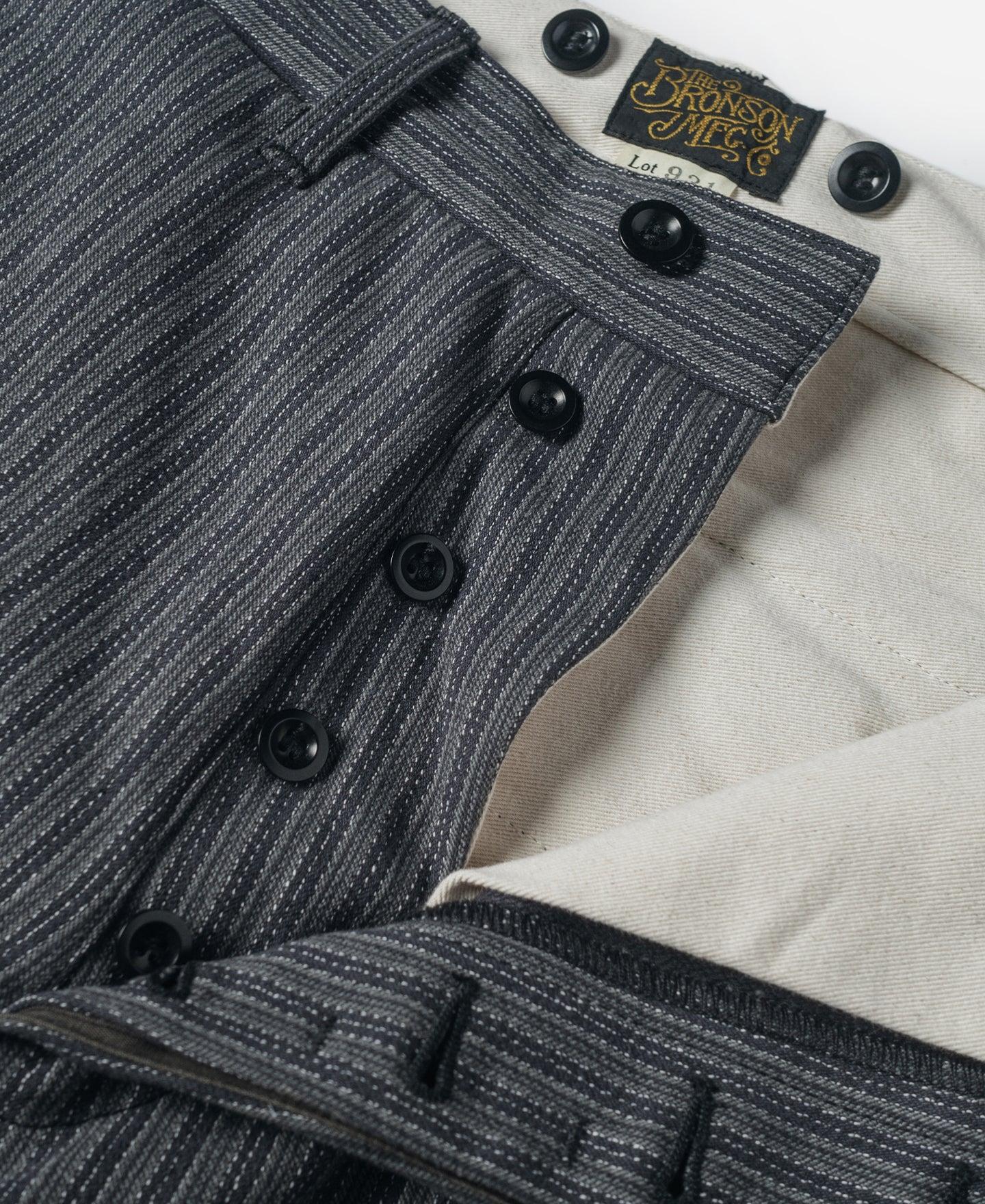 Lot 931 Black & Gray Stripe Pants Product Image