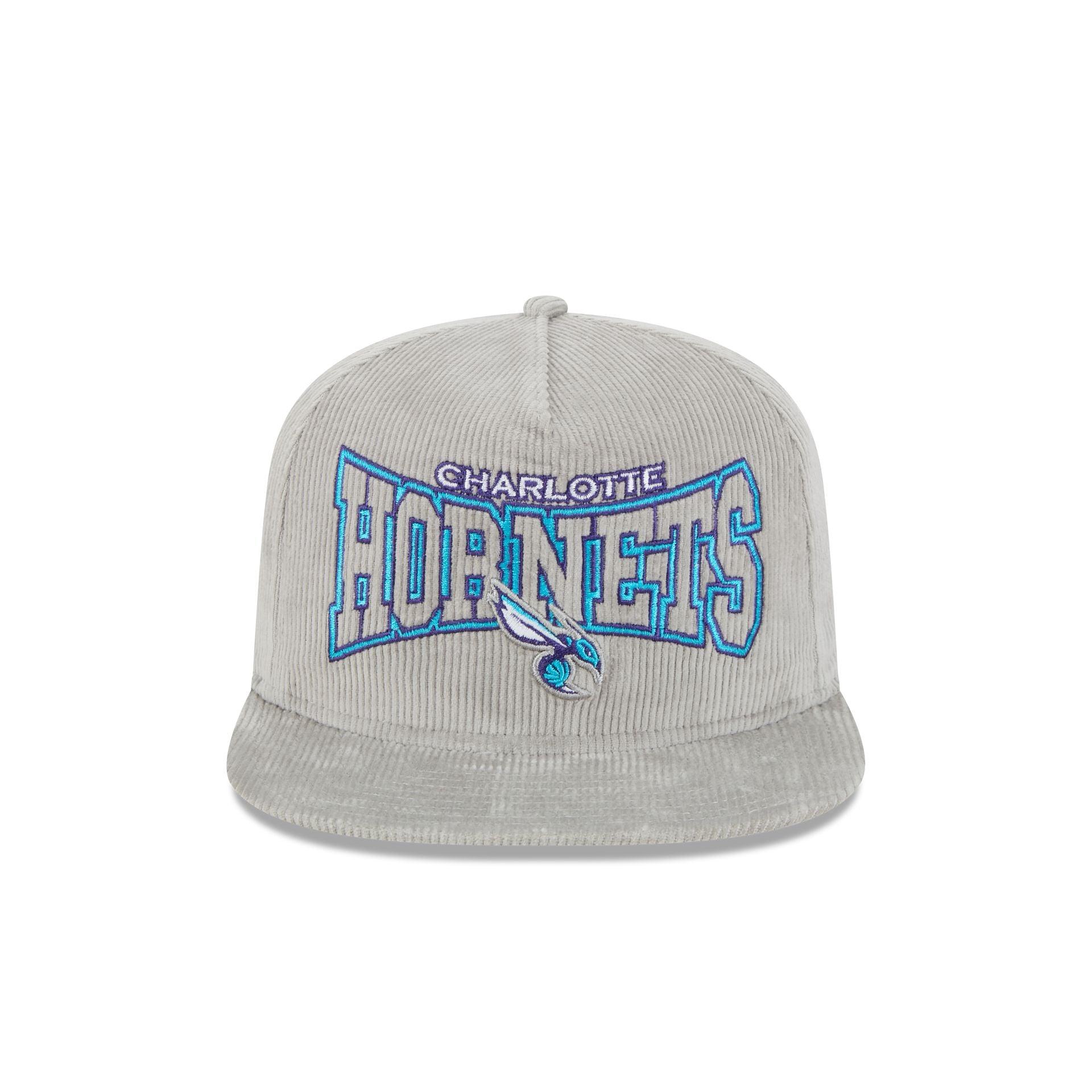 Charlotte Hornets Gray Cord Golfer Hat Male Product Image