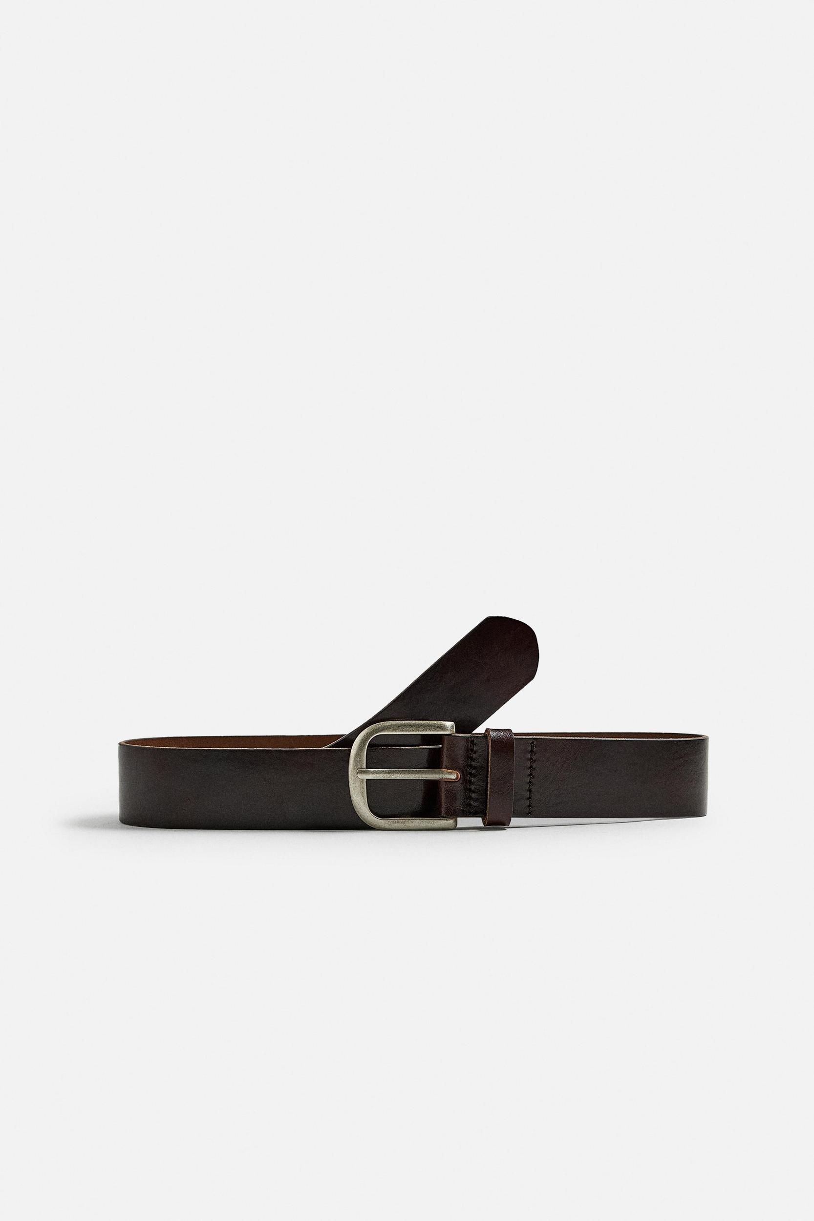 WIDE LEATHER BELT Product Image