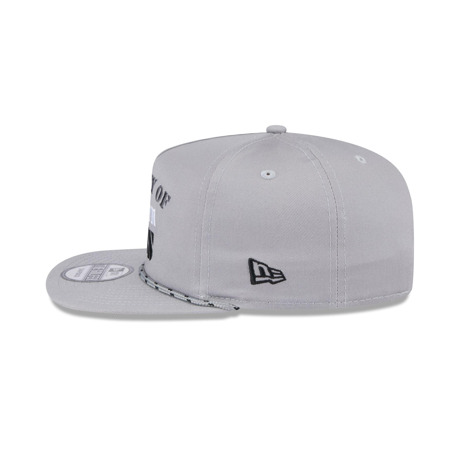 Brooklyn Nets Vintage Gray Rope Golfer Hat Male Product Image