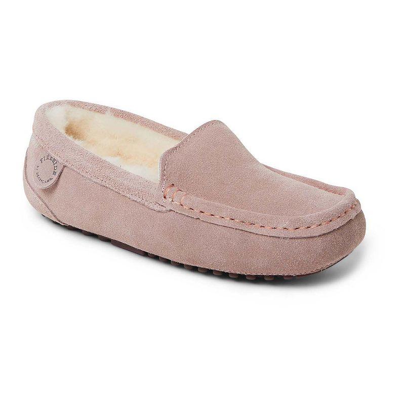 Fireside By Dearfoams Mel Wool-Lined Women's Moccasin Slippers,  Product Image
