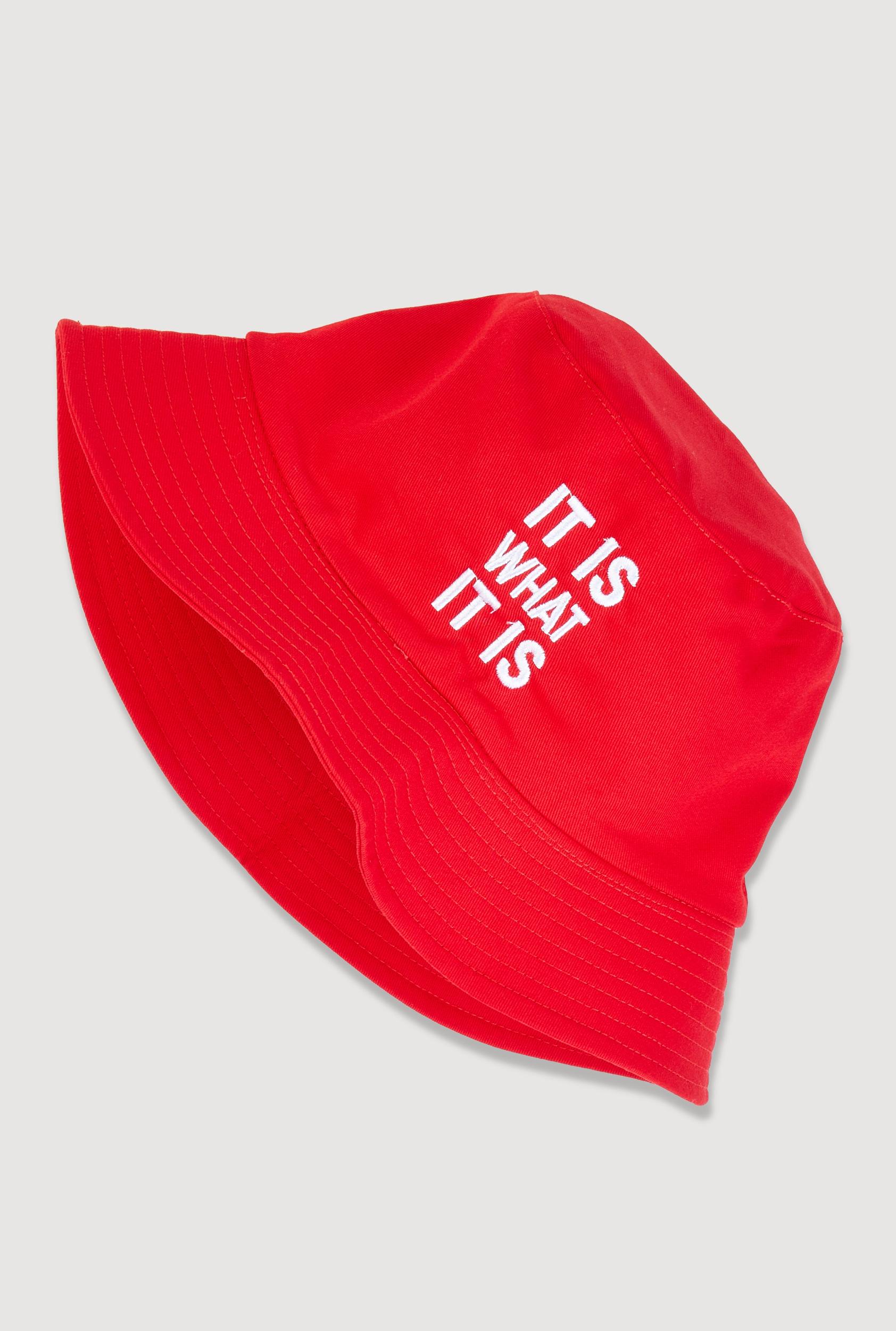It Is What It Is Embroidered Bucket Hat Female Product Image