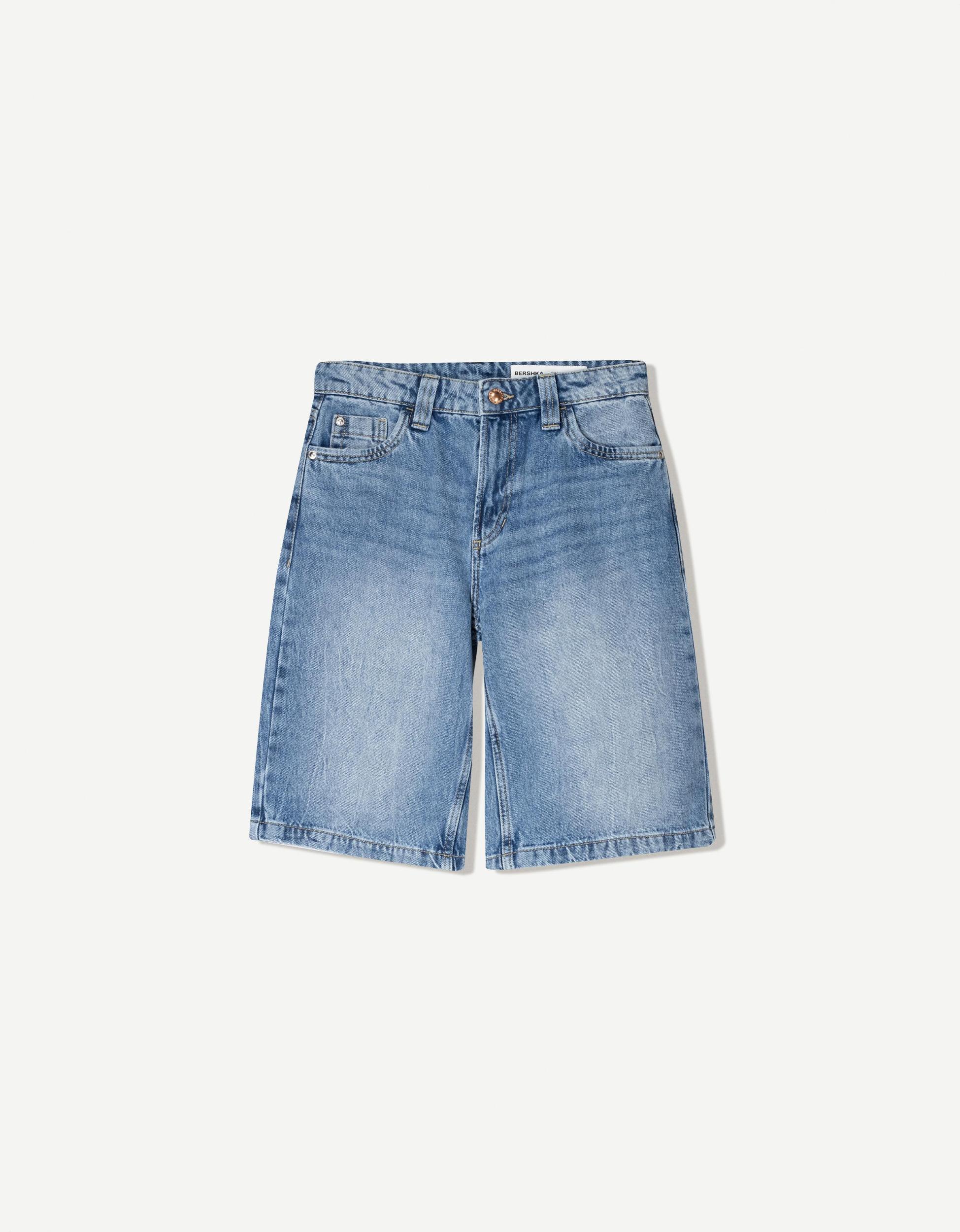 Baggy denim shorts Product Image