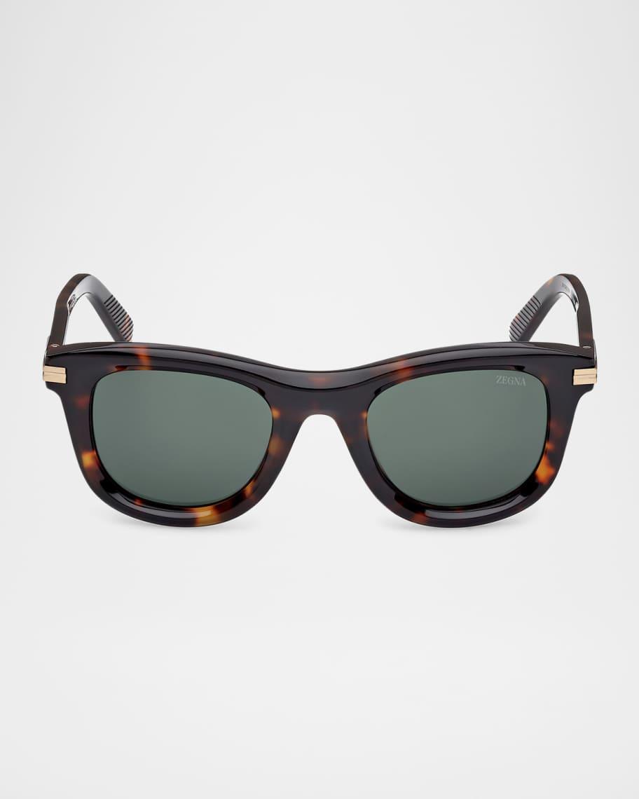Men's Acetate Square Sunglasses Product Image