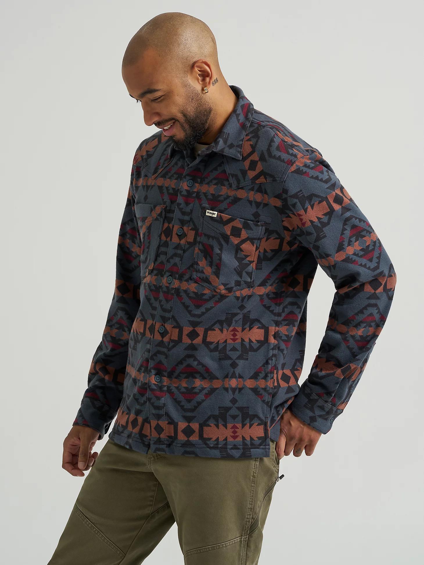 Wrangler All Terrain Gear Men's Campsite Flannel Shirt | Men's SHIRTS | Wrangler® Product Image