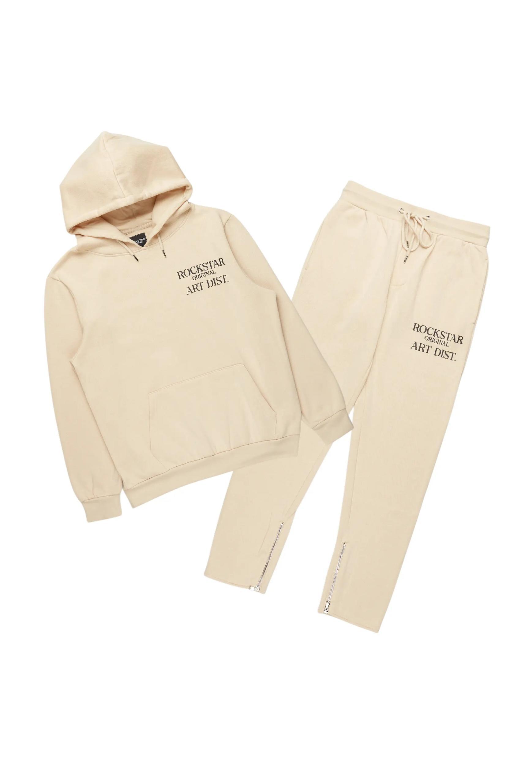 Briggs Beige Hoodie/Slim Fit Track Set Male Product Image