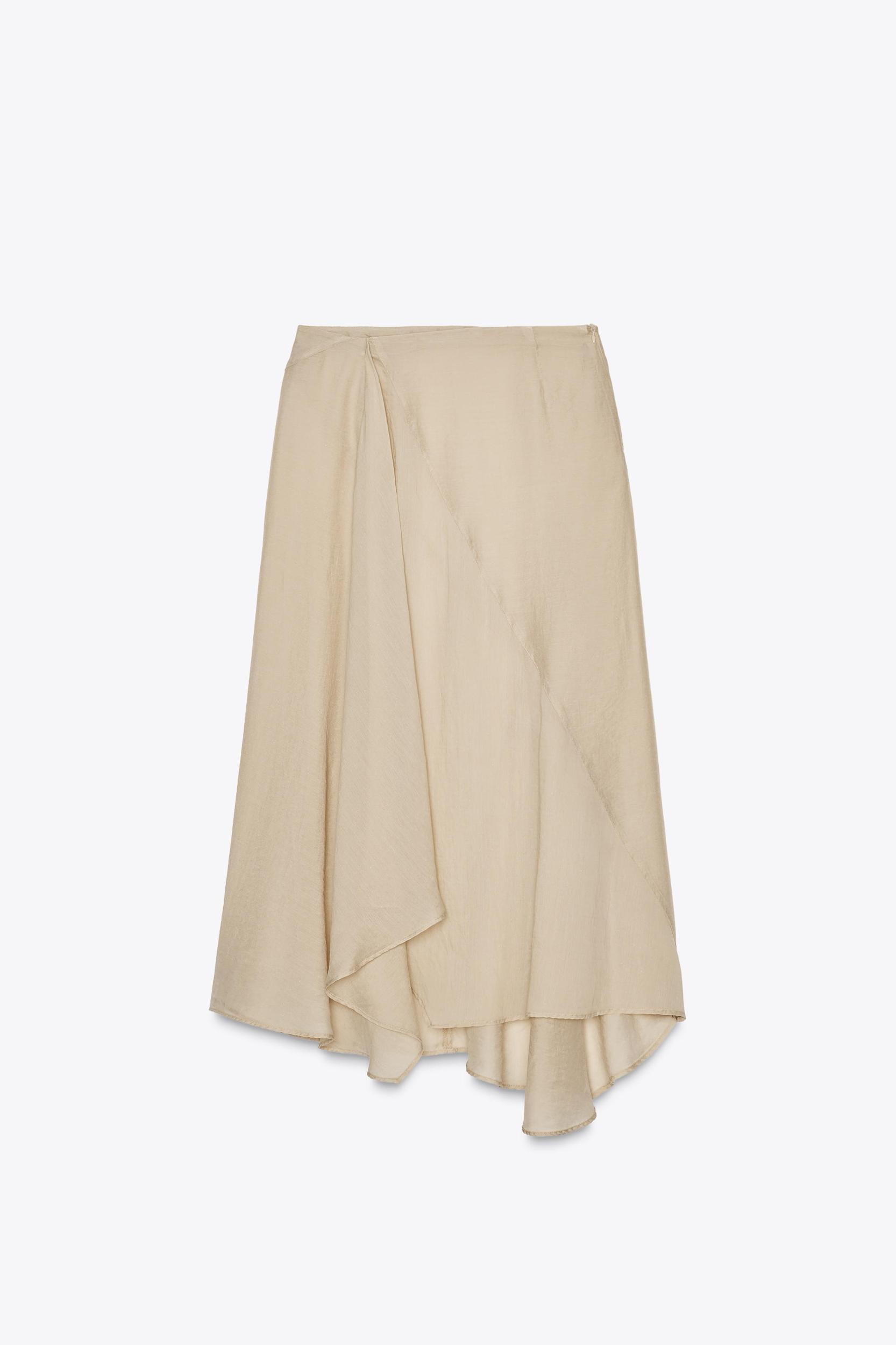 SEMI-SHEER FLOWY SKIRT Product Image