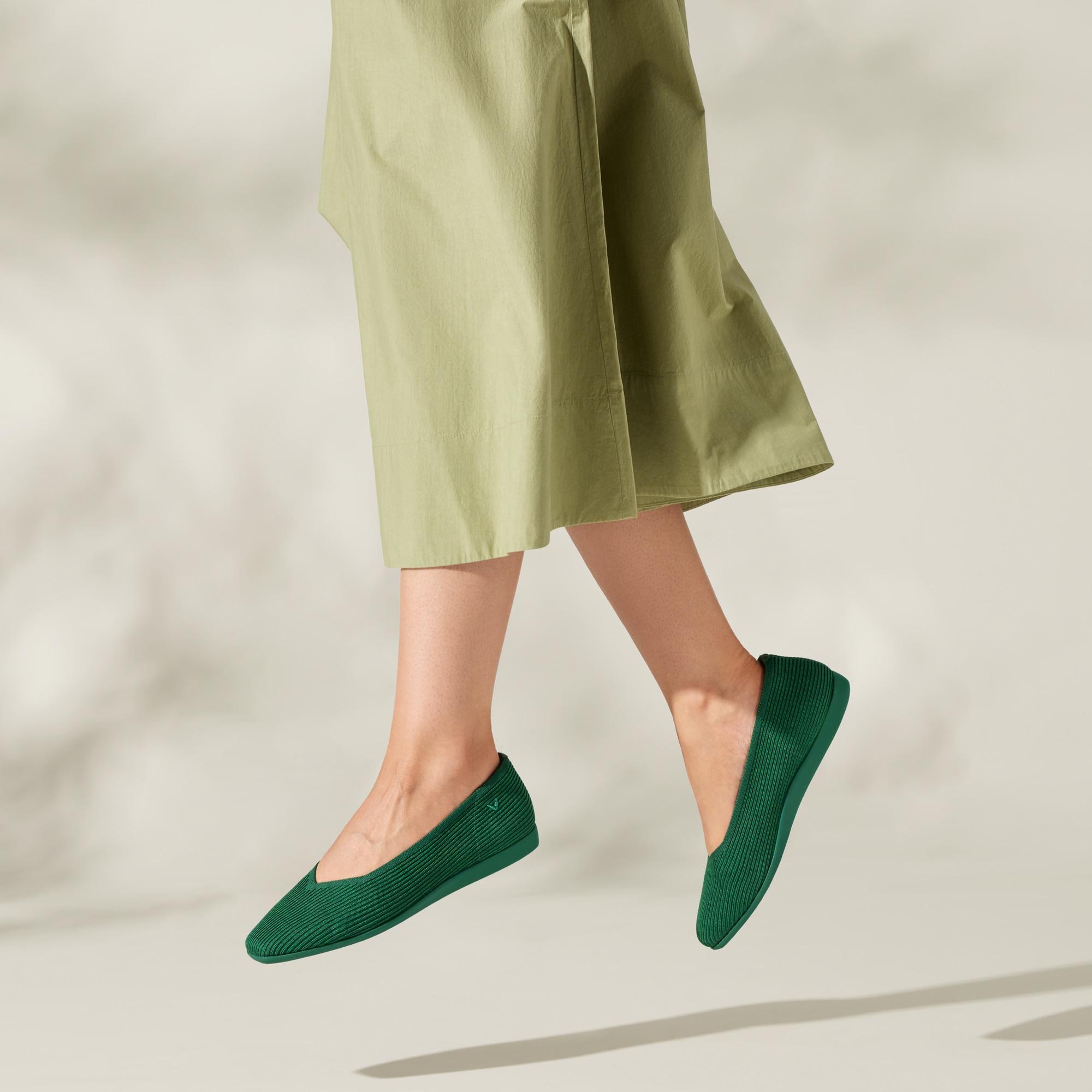 Lightweight Square-Toe V-Cut Flats (Margot Walker) Product Image