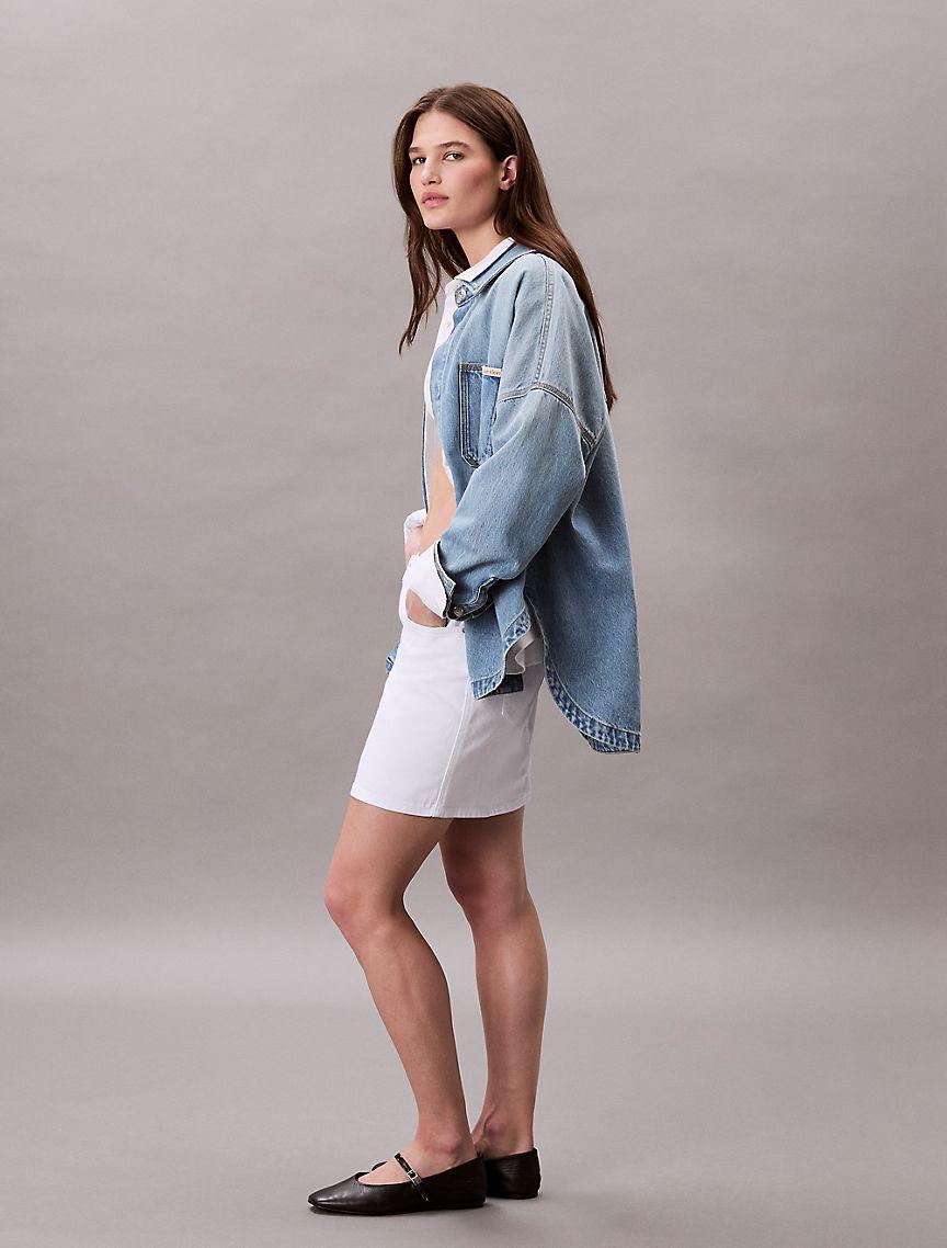 Denim Mini Skirt Product Image