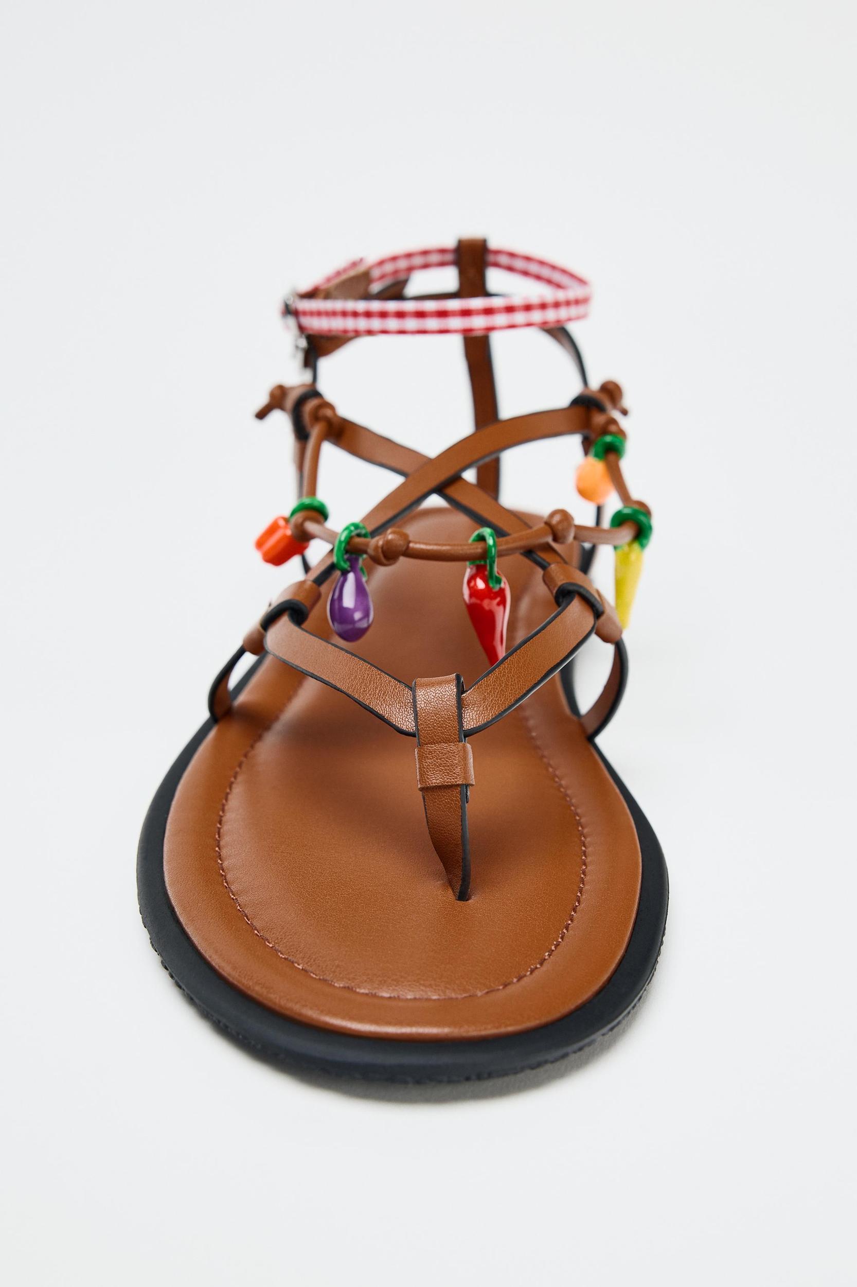 CHARM STRAP SANDALS Product Image