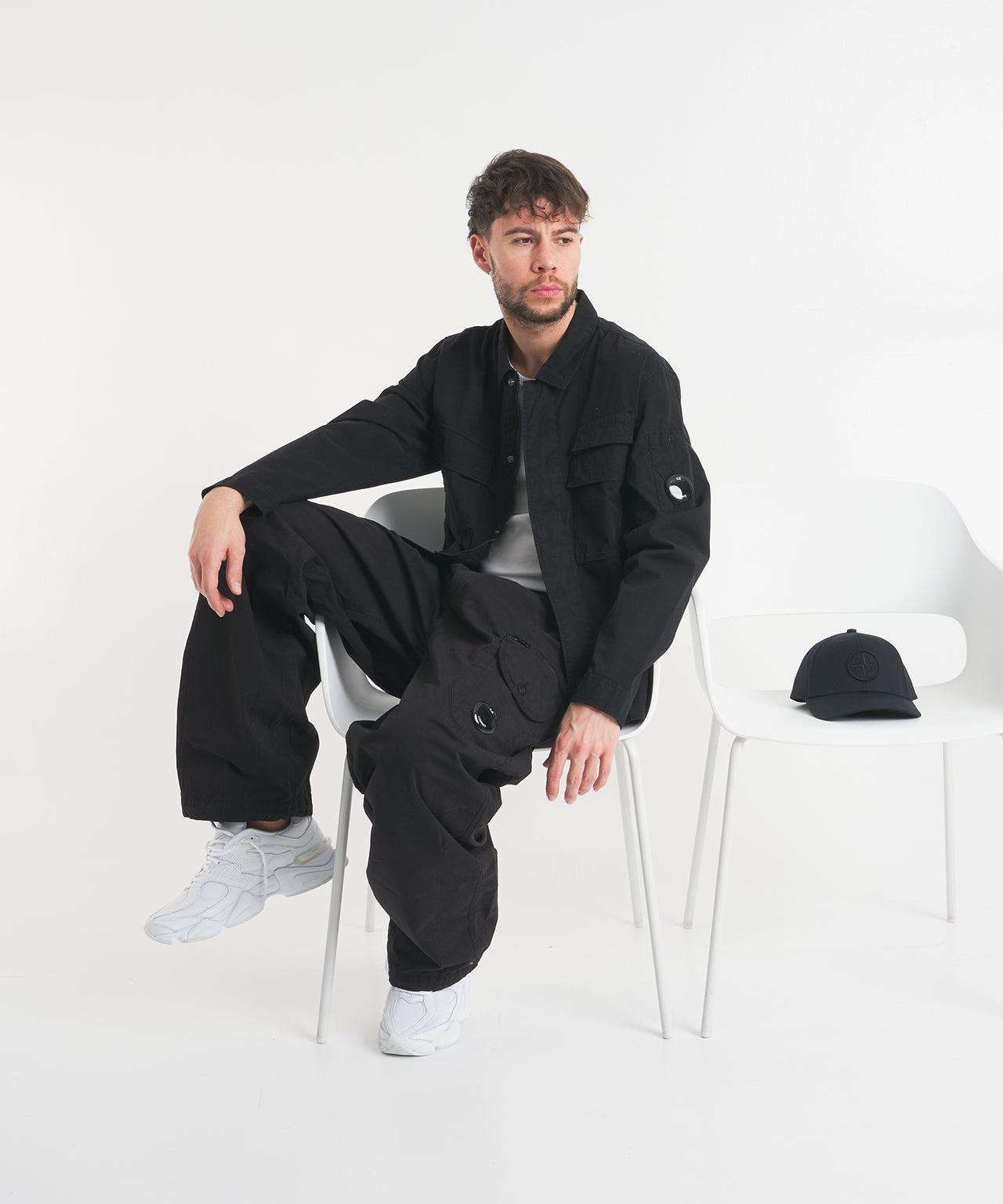 Overshirt in gabardine Product Image