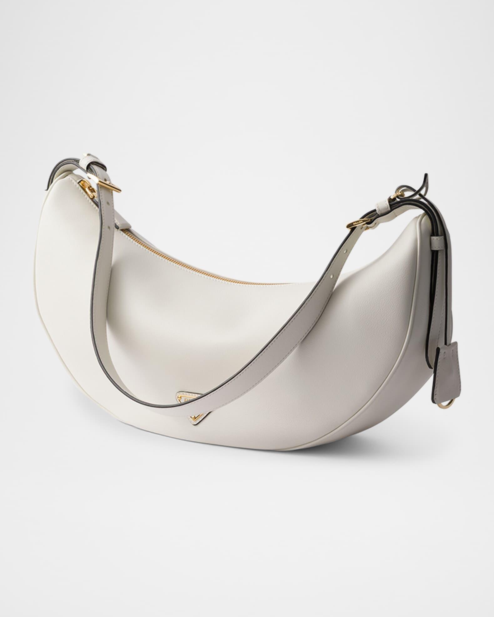 Demi-Lune Large Crescent Leather Shoulder Bag Product Image