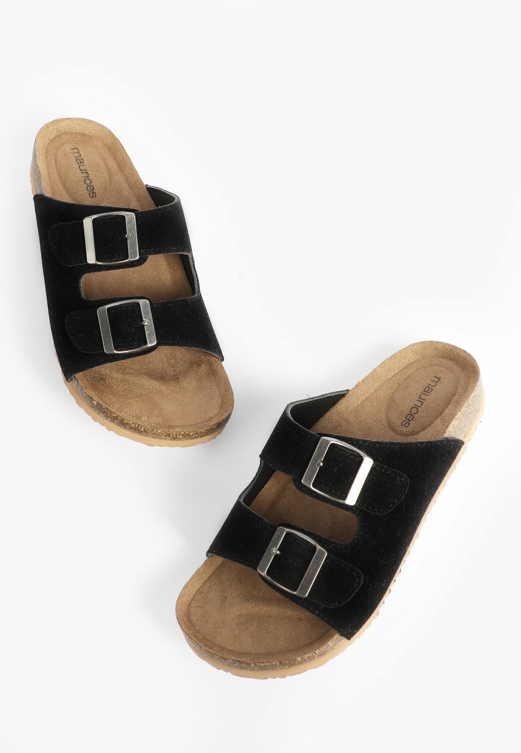 Maurices Womens Supercush Chloe Two Band Footbed Sandal Size 7 Product Image