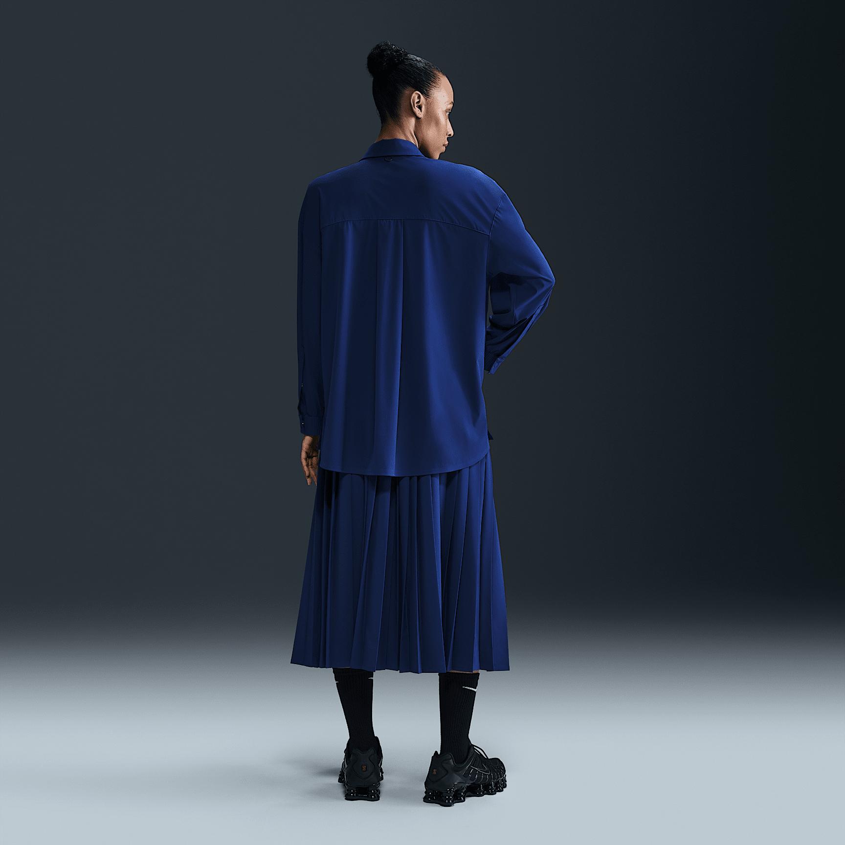 Nike Womens 24.7 PerfectStretch Dri-FIT Pleated Skirt | HQ8153-455 Product Image