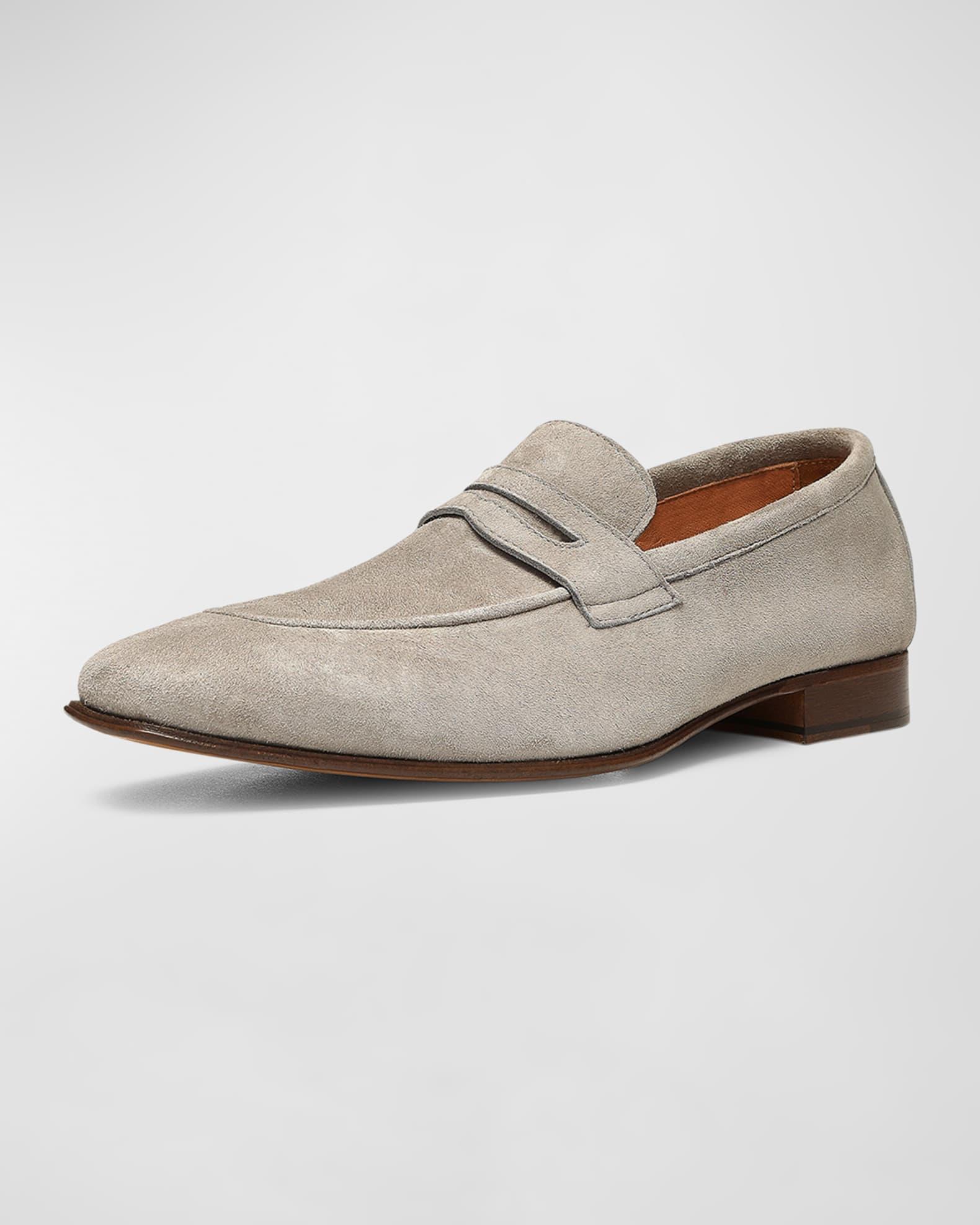 Men's Jayce Suede Penny Loafers Product Image