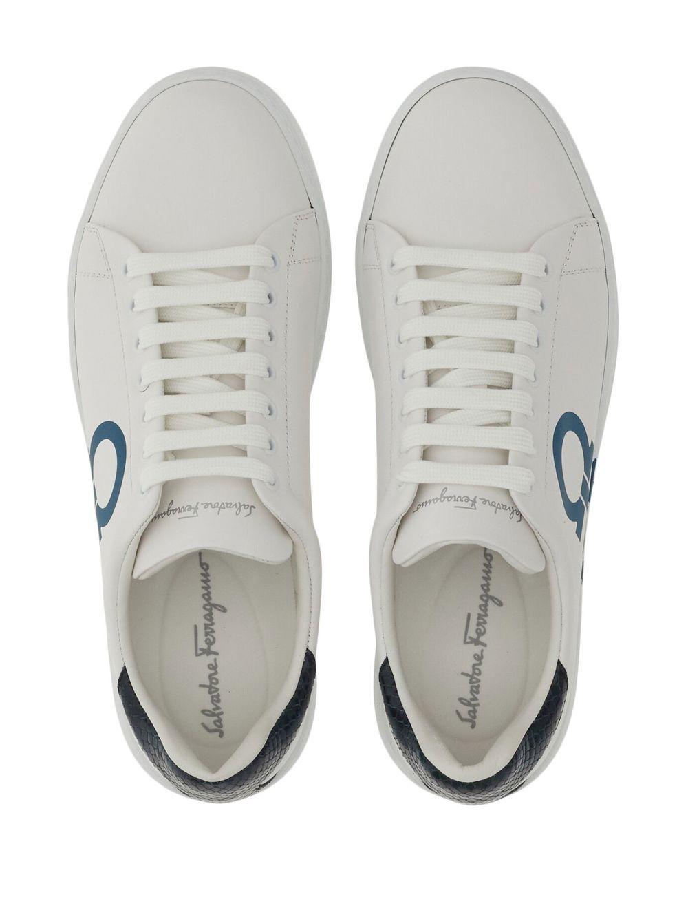 Gancini-print low-top sneakers Product Image