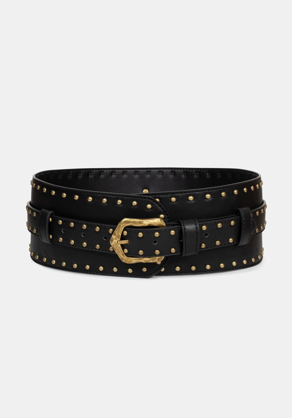 Brux Rivet Detail Buckled Waist Belt Product Image
