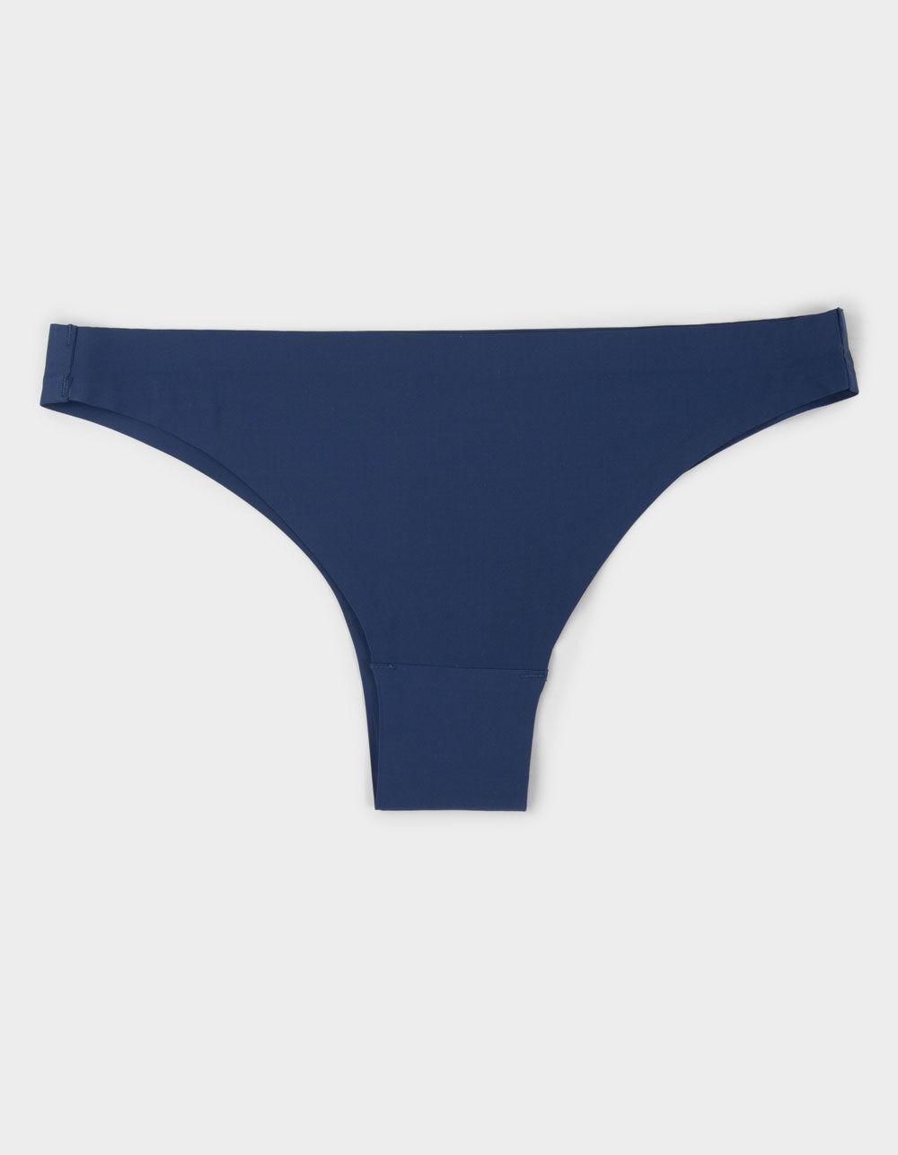 FULL TILT Micro Lasercut Cheeky Panties - NAVY Product Image